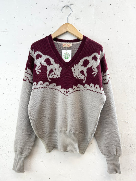 '50s Vintage Knit Sweater 〜jantzen〜 [K30703]