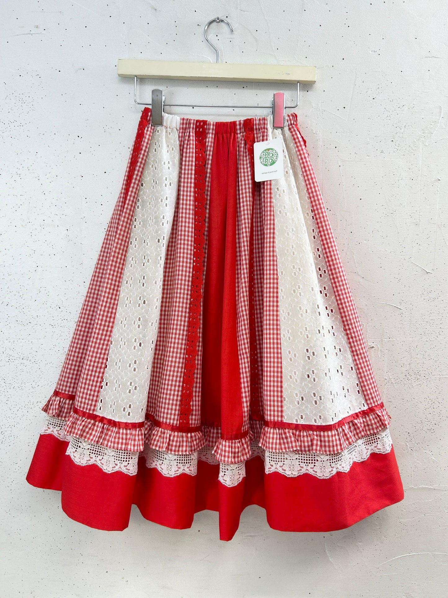 ’70s Vintage Skirt 〜carefree fashions〜 [H33376]
