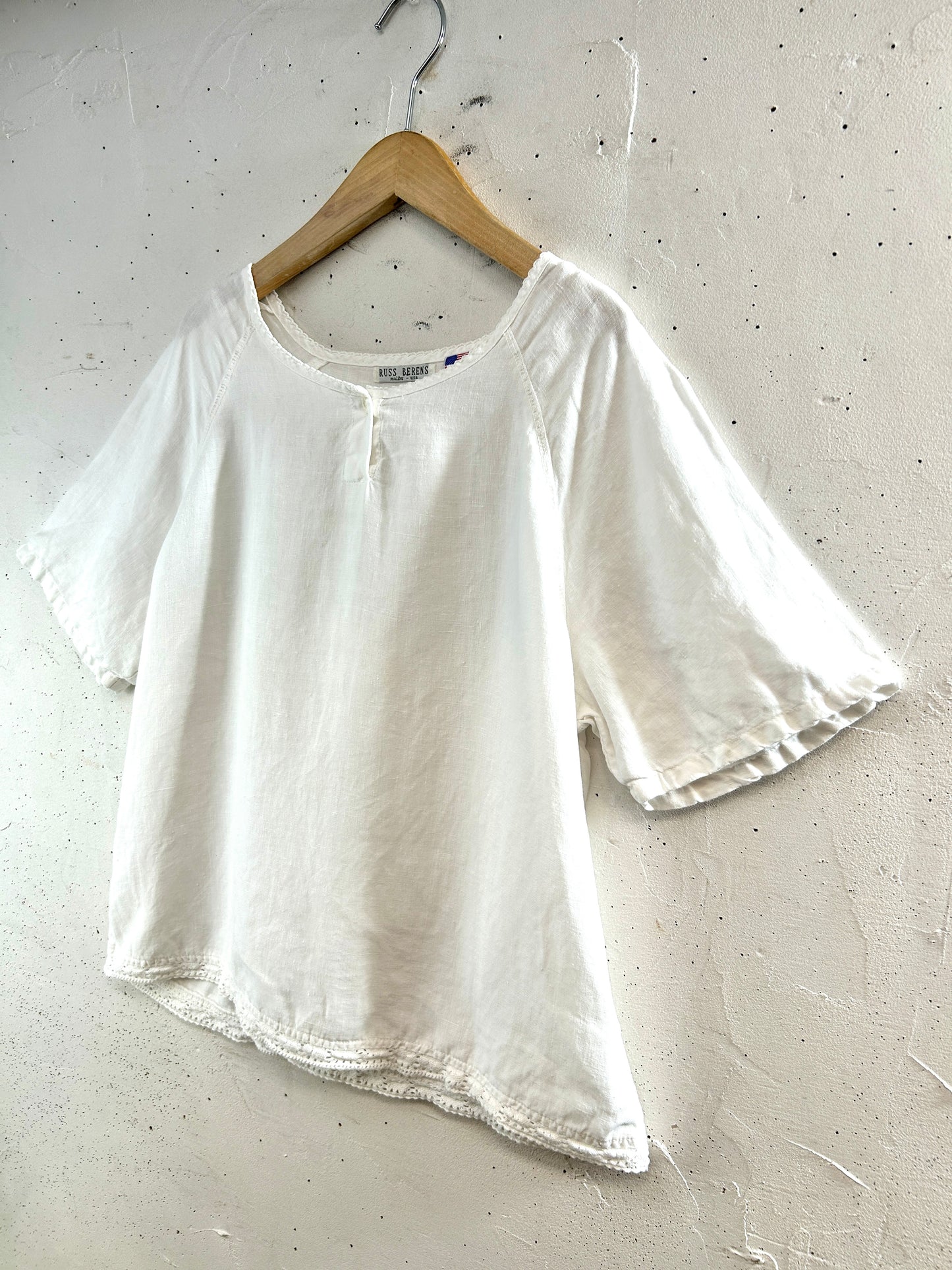 Vintage Linen Tops MADE IN USA [F32603]