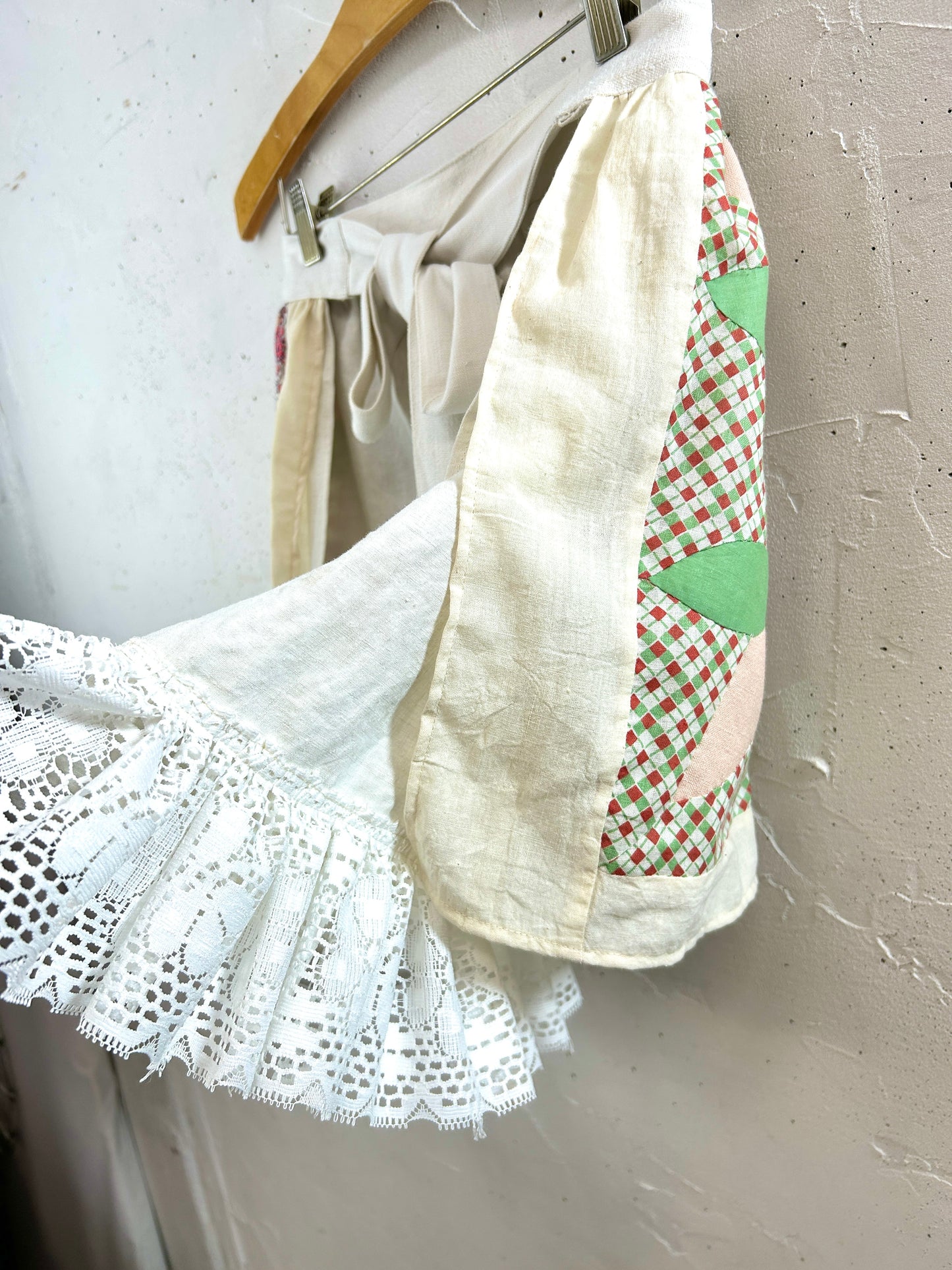 Vintage Apron 〜Funny dot CRAZY〜 [F32862]