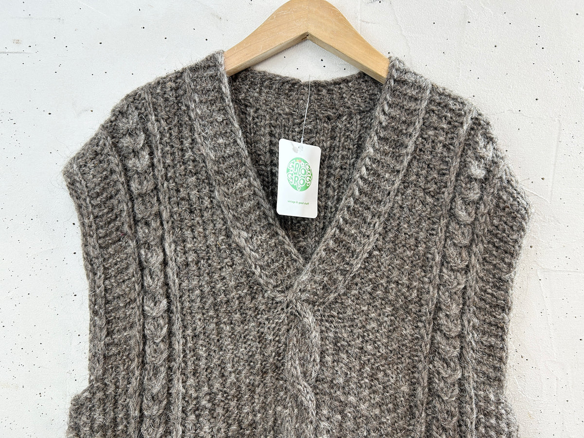 Vintage Knit Vest [I33860]
