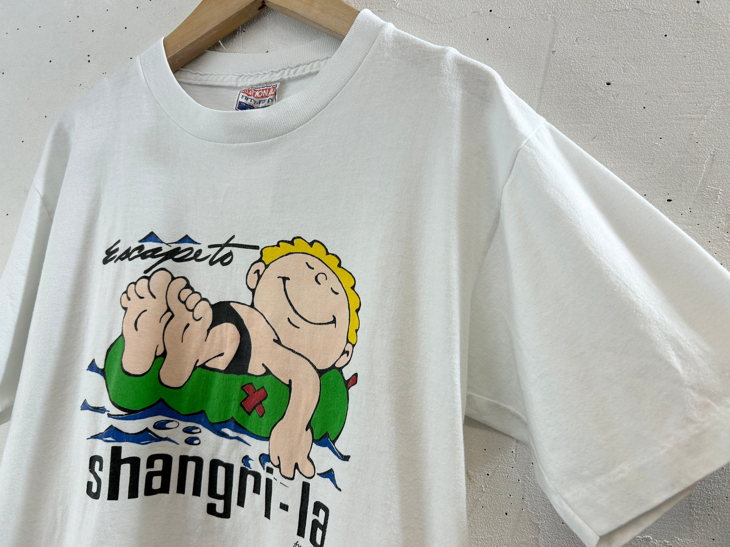 Vintage T SHIRT Shangri La  [H30794]