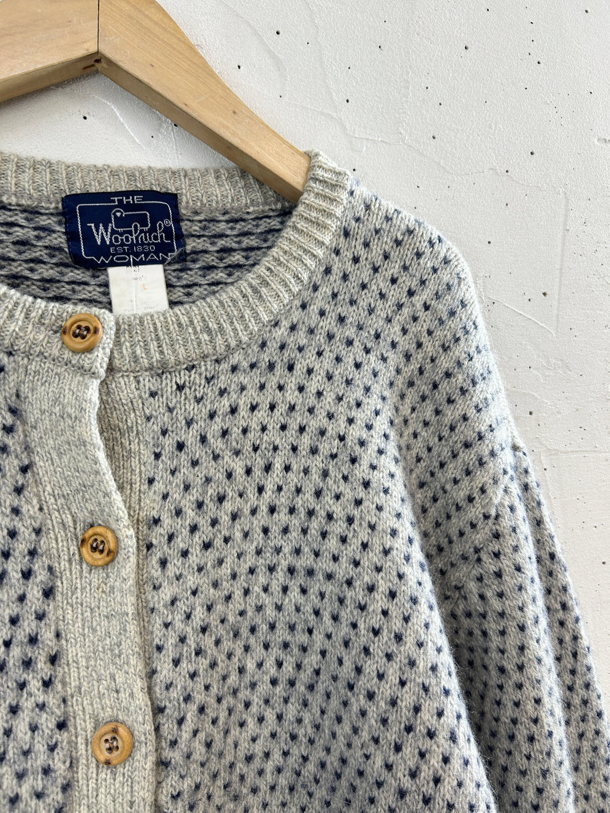 Vintage Knit Cardigan 〜Woolrich〜 [I34036]