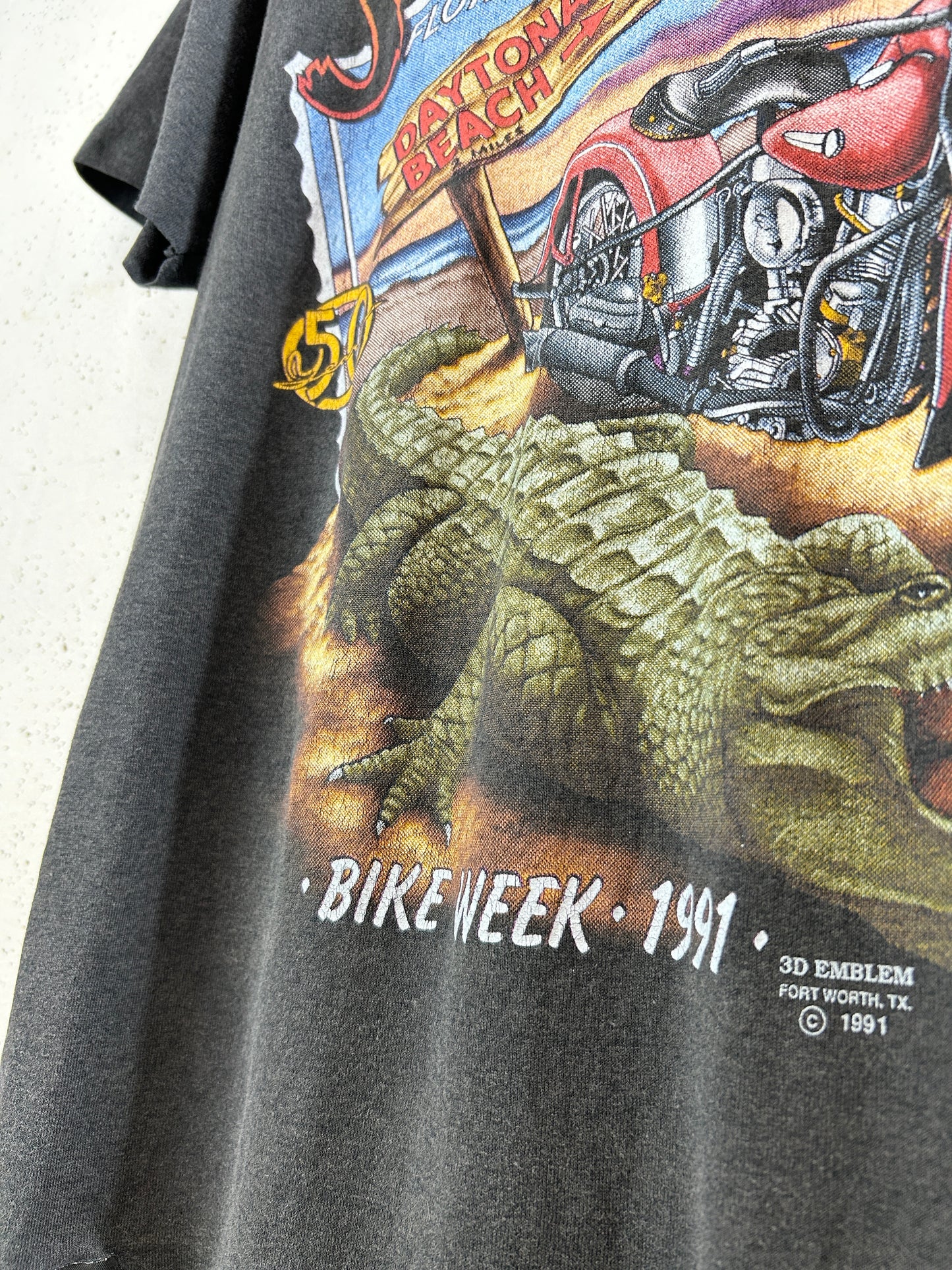 '90s Vintage T-Shirt 3D EMBLEM〜Harley Davidson〜 [G32987]