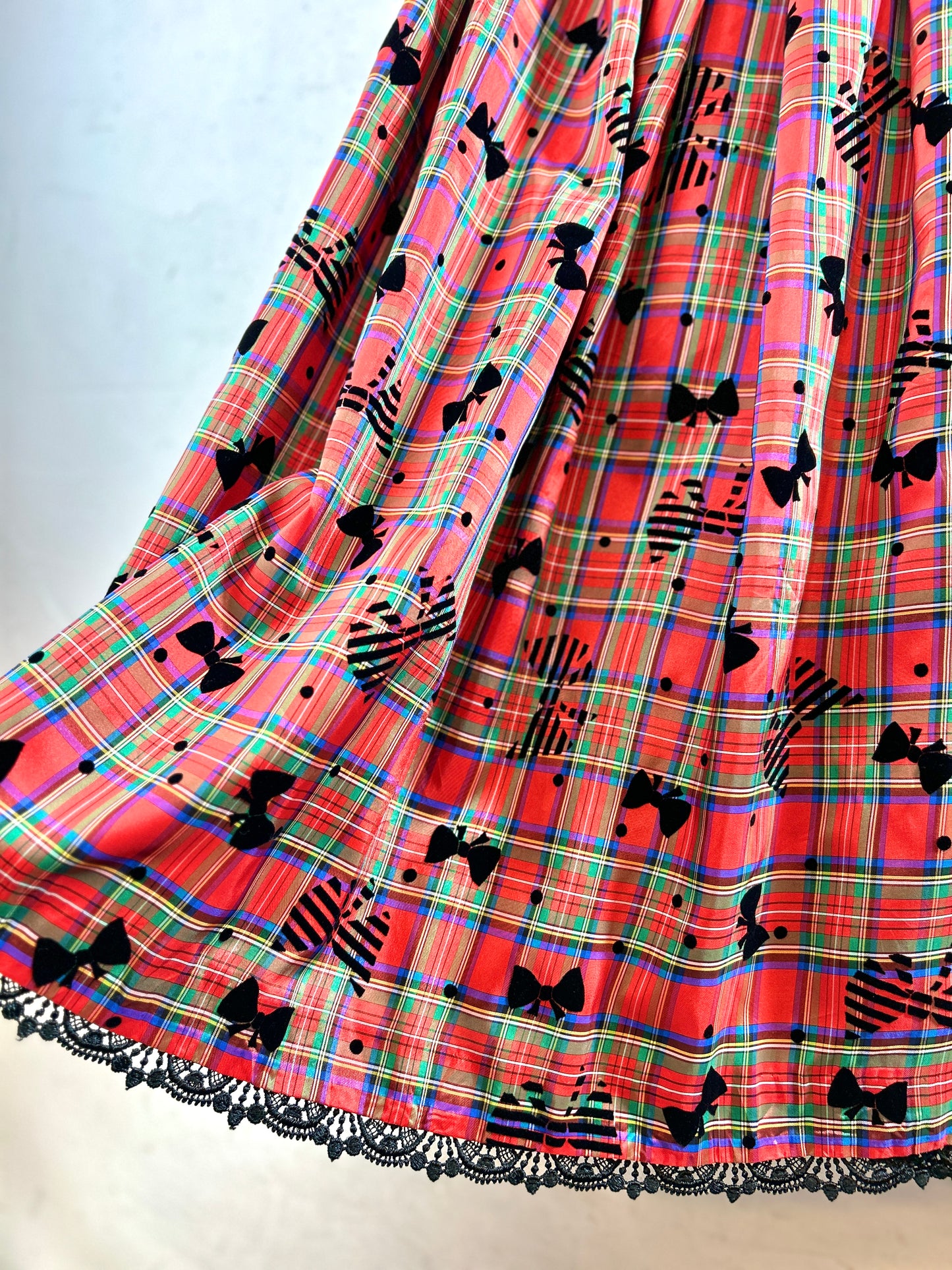 Vintage Plaid Skirt [I30106]