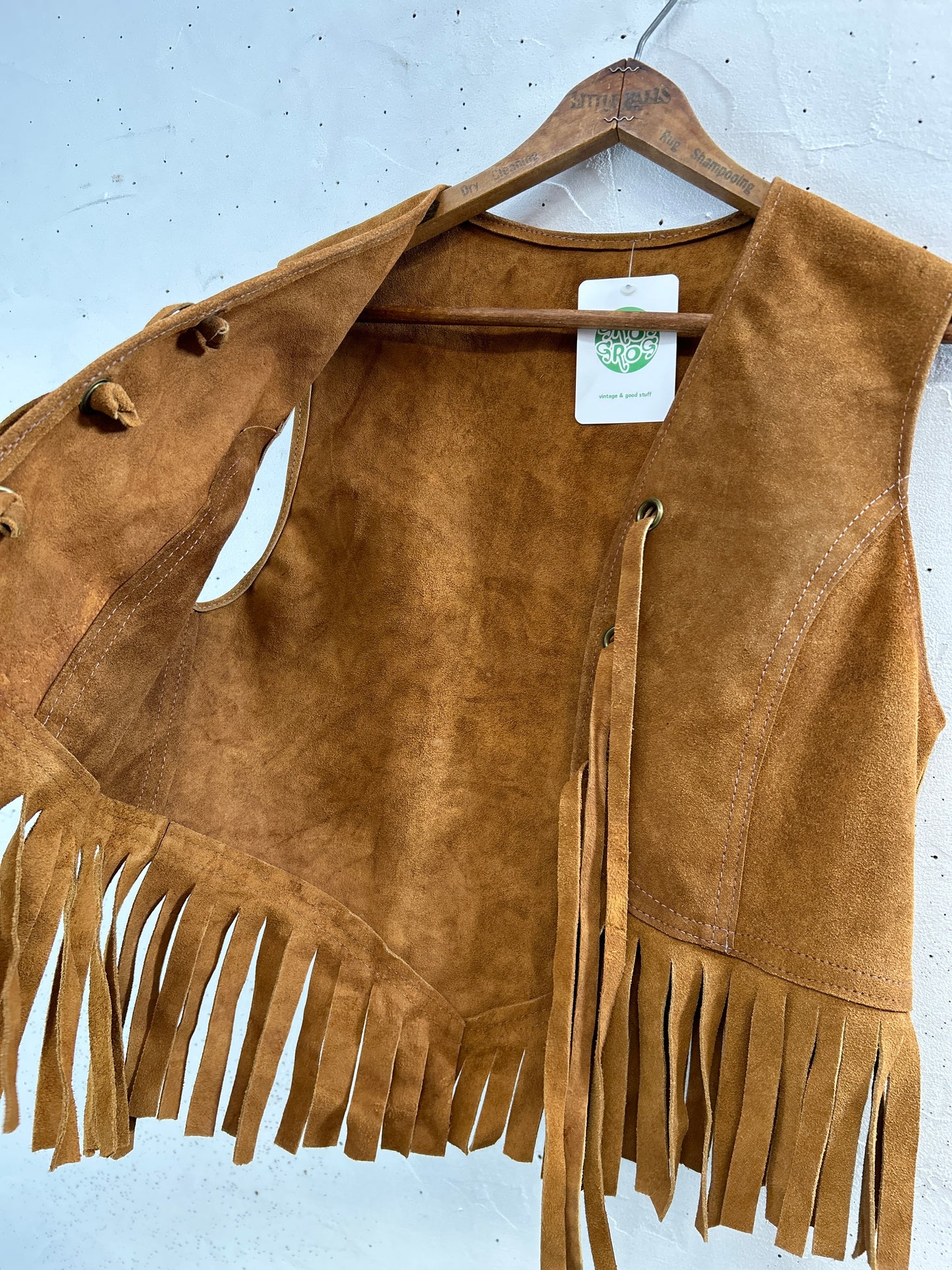 Vintage Leather Vest [A31272]