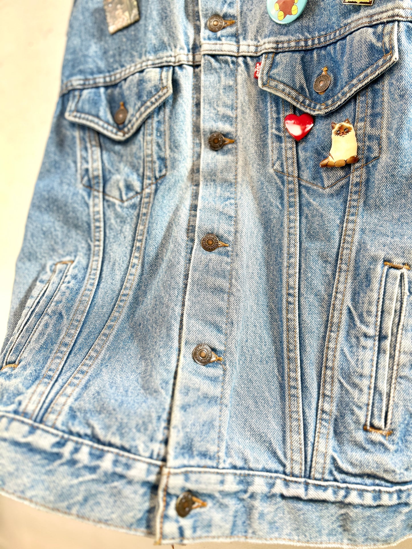 Vintage Denim Custom Jacket 〜Levi's〜 MADE IN USA [L30970]