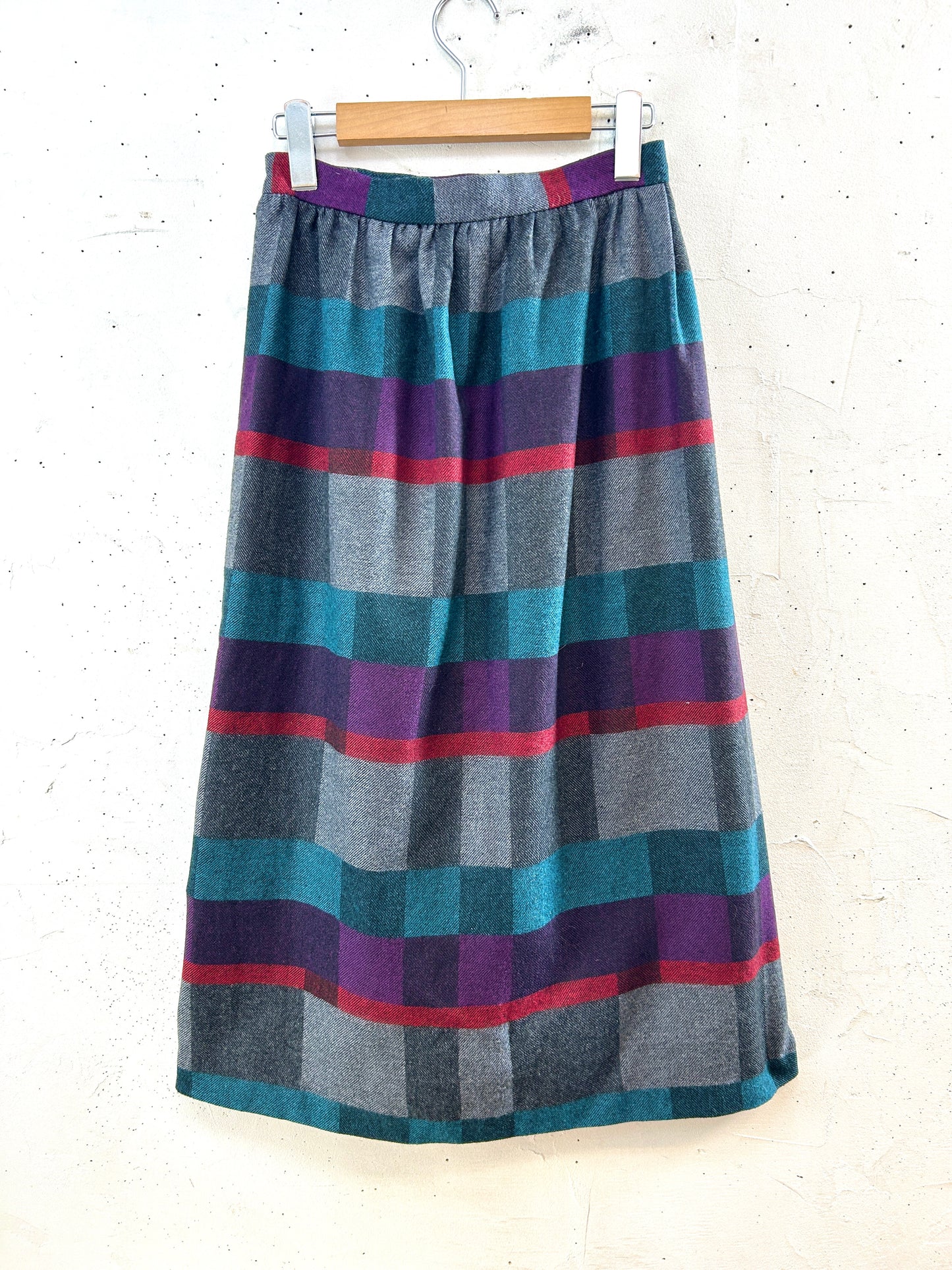 Vintage wool Skirt [J30515]