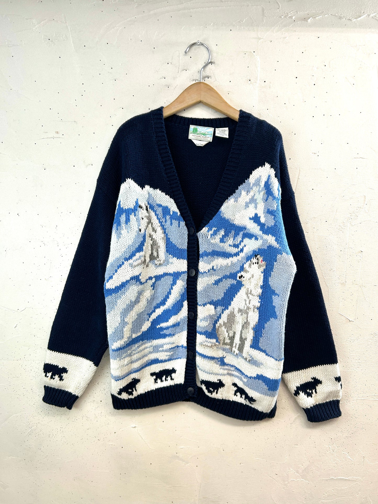 Vintage Hand Knit Cardigan [L31160]