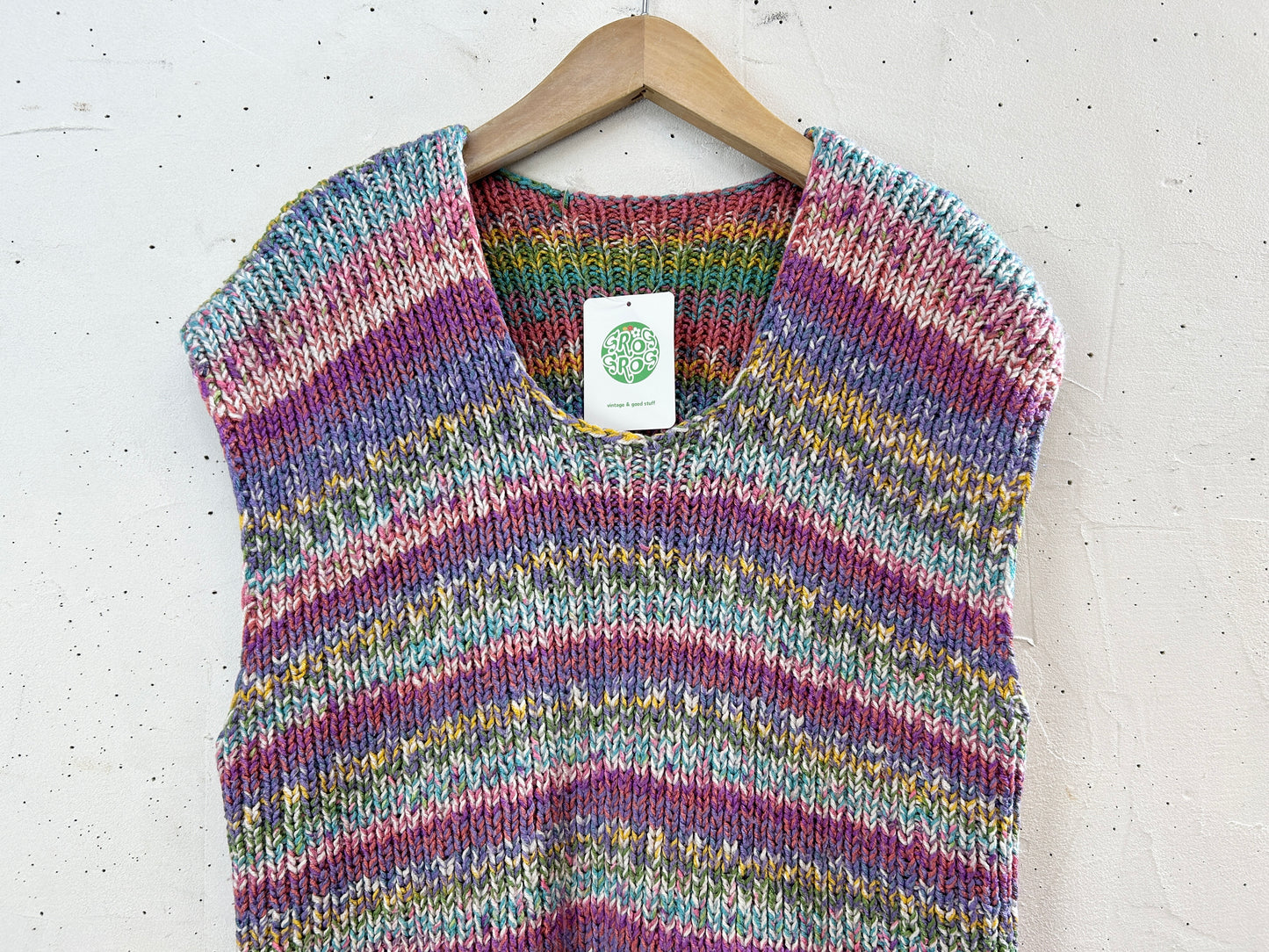 Vintage Knit Vest [J30602]