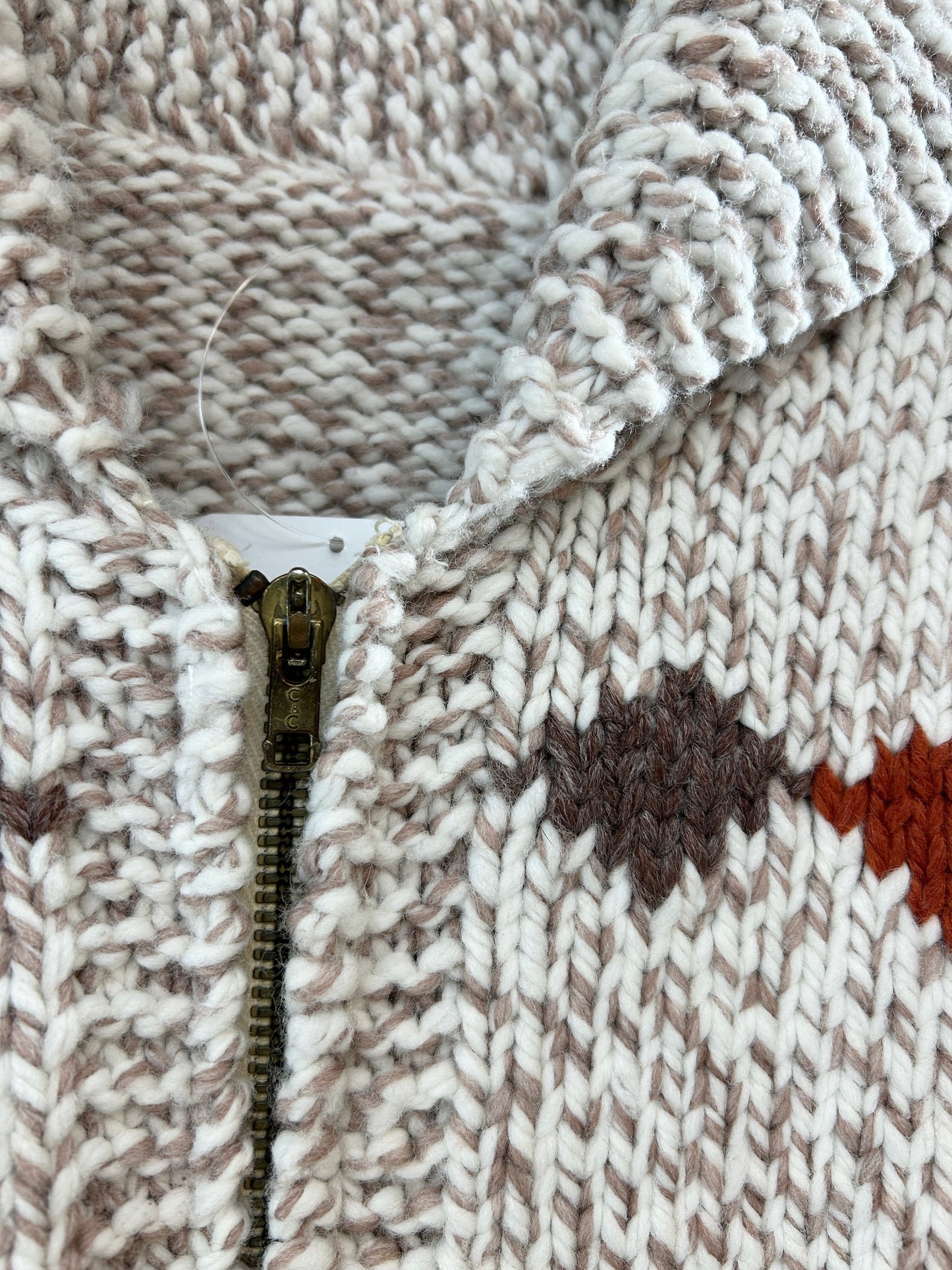 Vintage Cowichan Knit Cardigan [K30787]