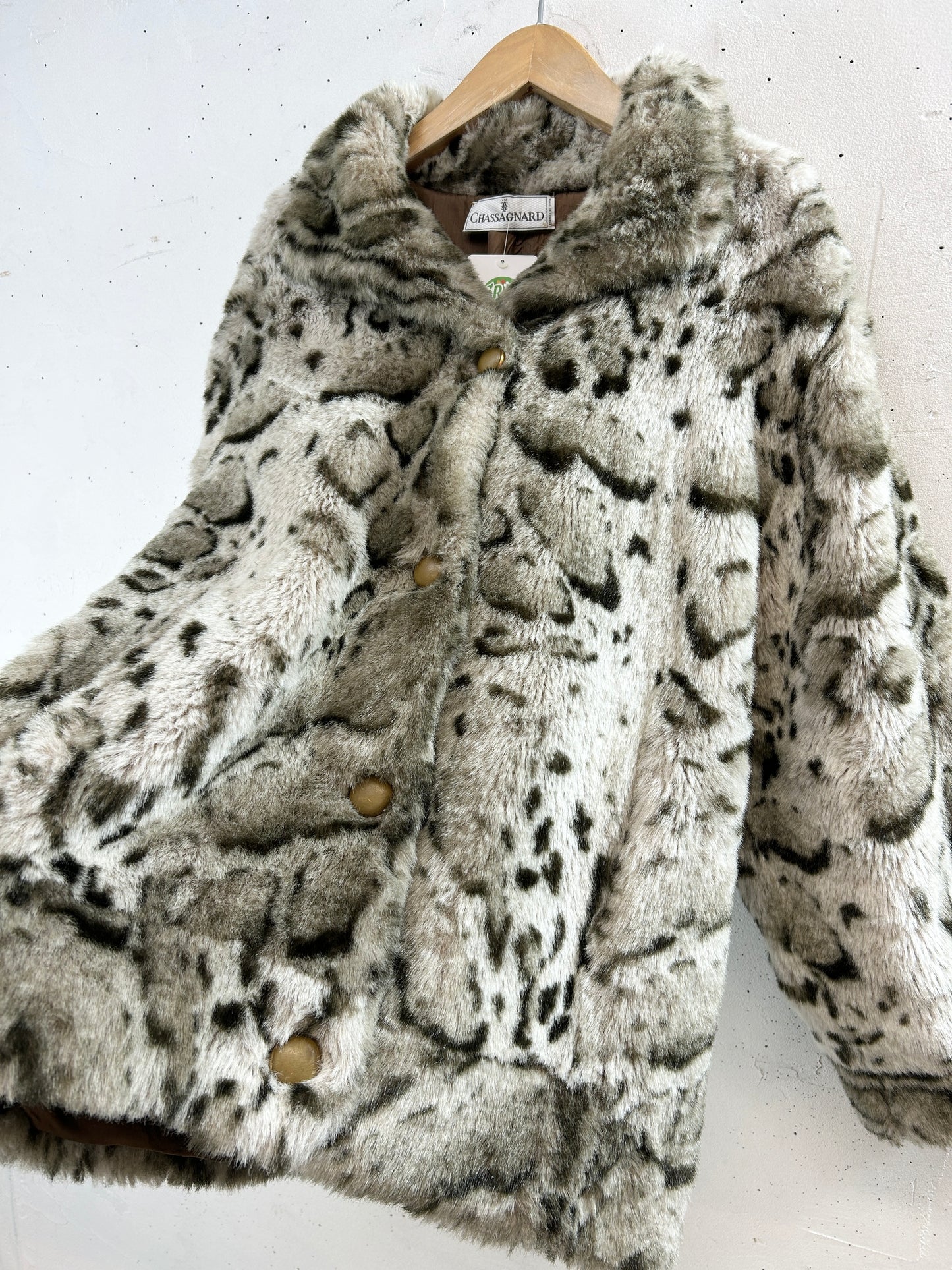 Vintage Eco Fur Jacket [L30954]
