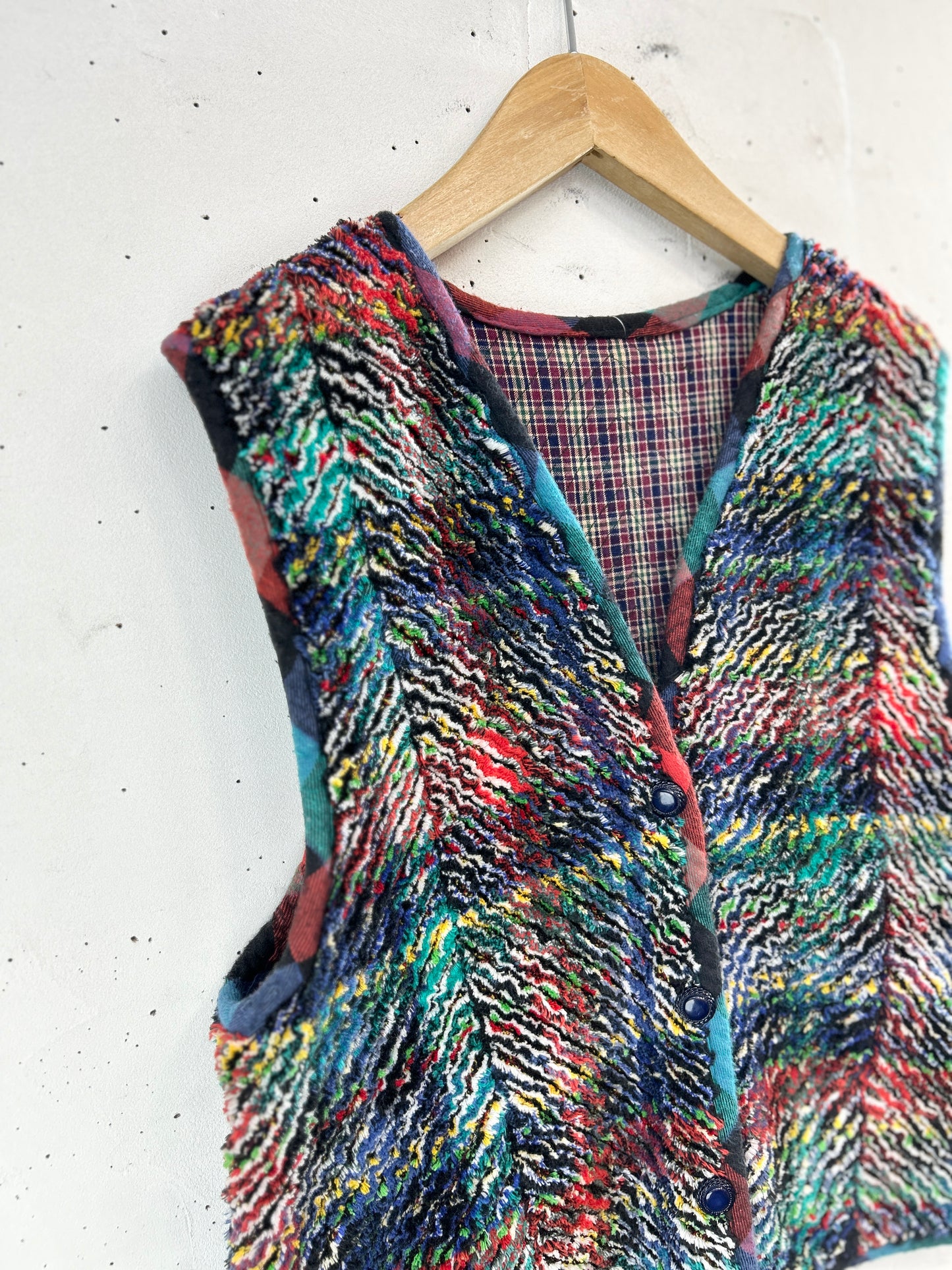 Vintage Slash Quilt Vest [C31811]
