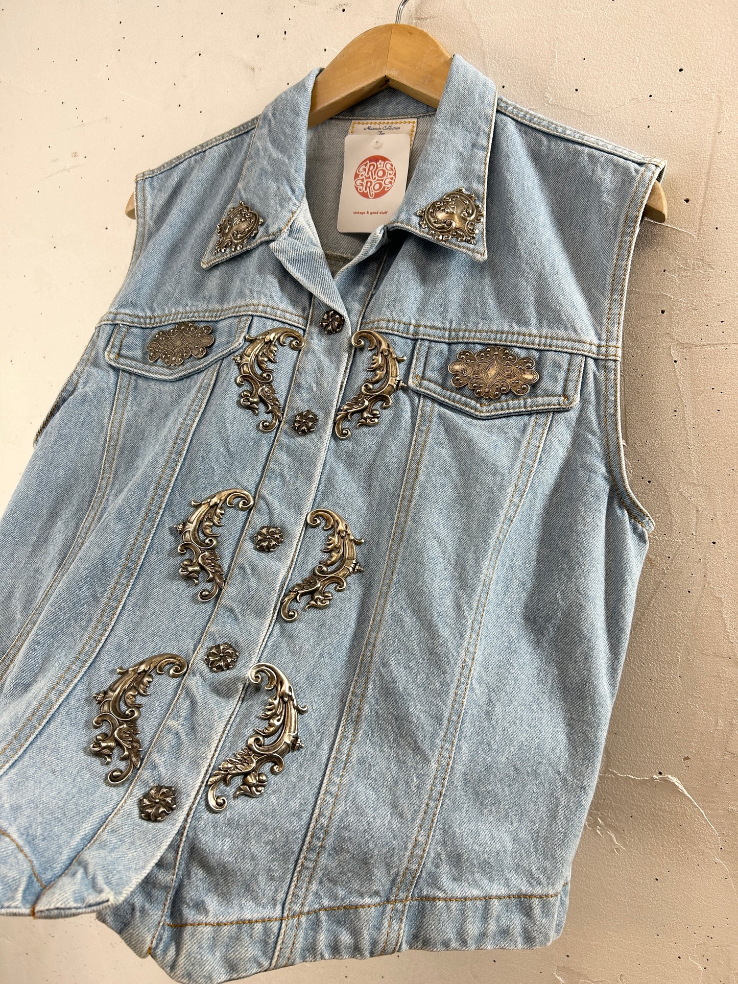 Vintage Denim Vest [H30836]