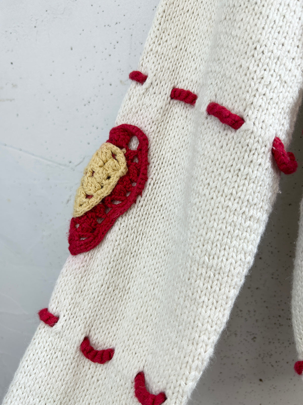 Vintage Cotton Knit Cardigan  [I33912]