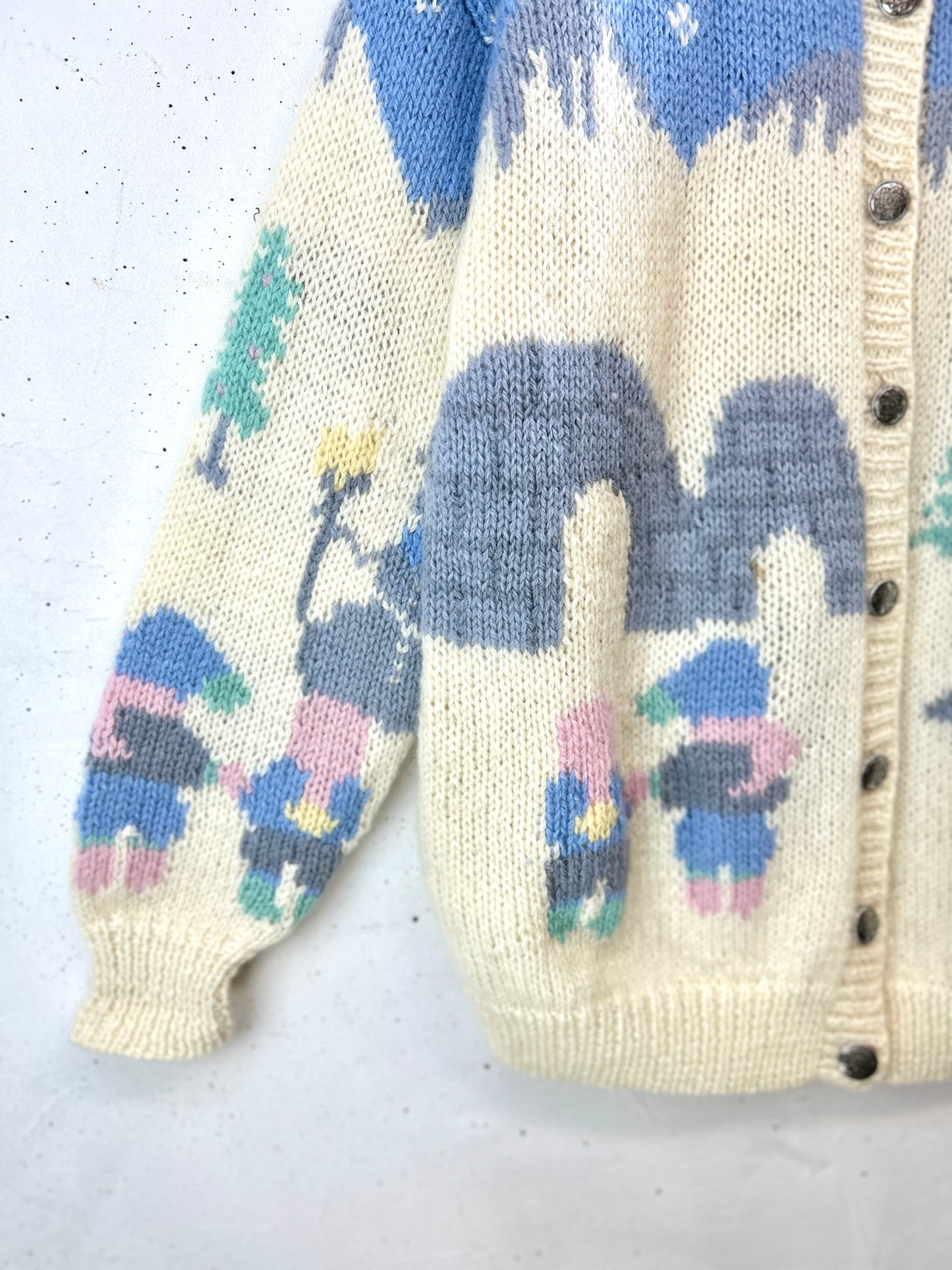 Vintage Hand Knit Cardigan [J30644]