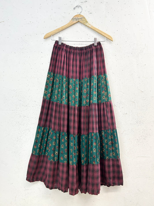 Vintage Tiered Skirt 〜MADE IN USA〜 [I33976]
