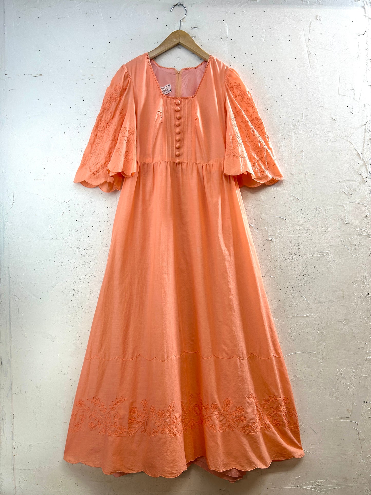 '70s Vintage Dress Mont Paris [F32684]