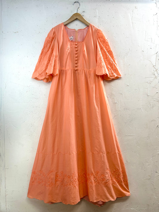 '70s Vintage Dress Mont Paris [F32684]