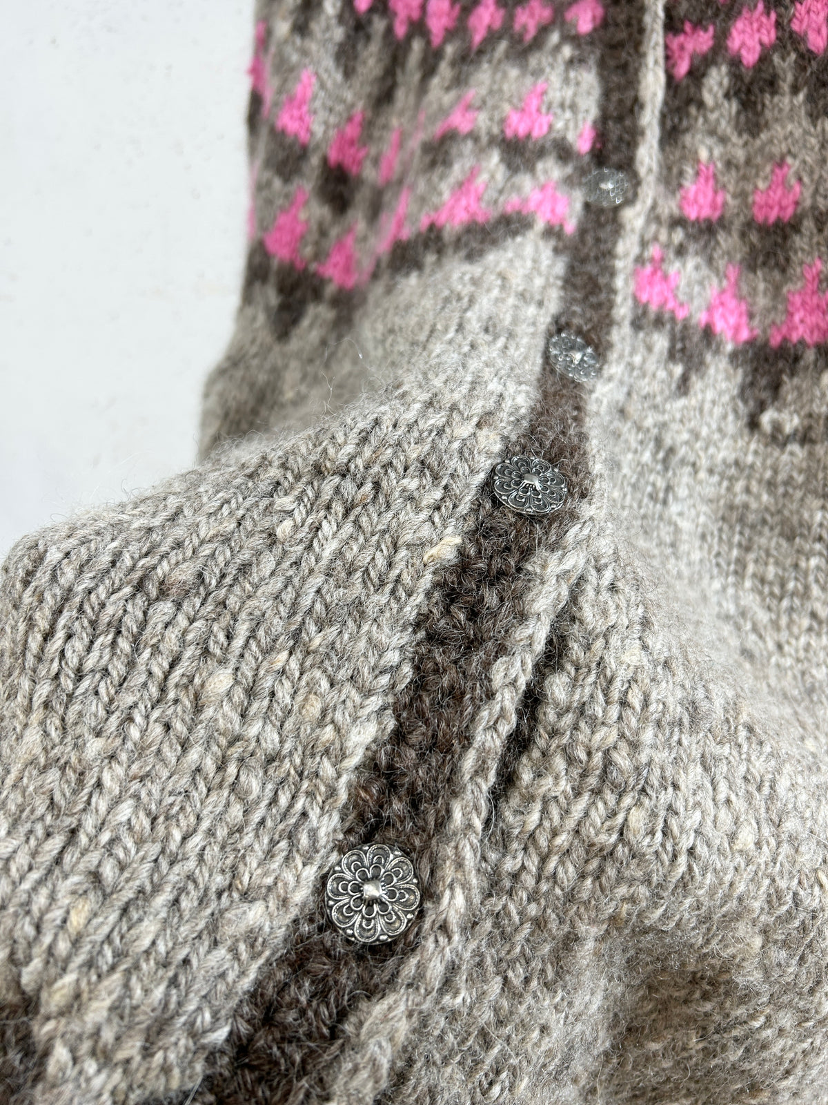 Vintage Knit Cardigan [J34327］