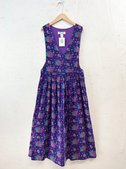 Vintage Corduroy Over Dress 〜KAREN SCOTT〜 [K30755]