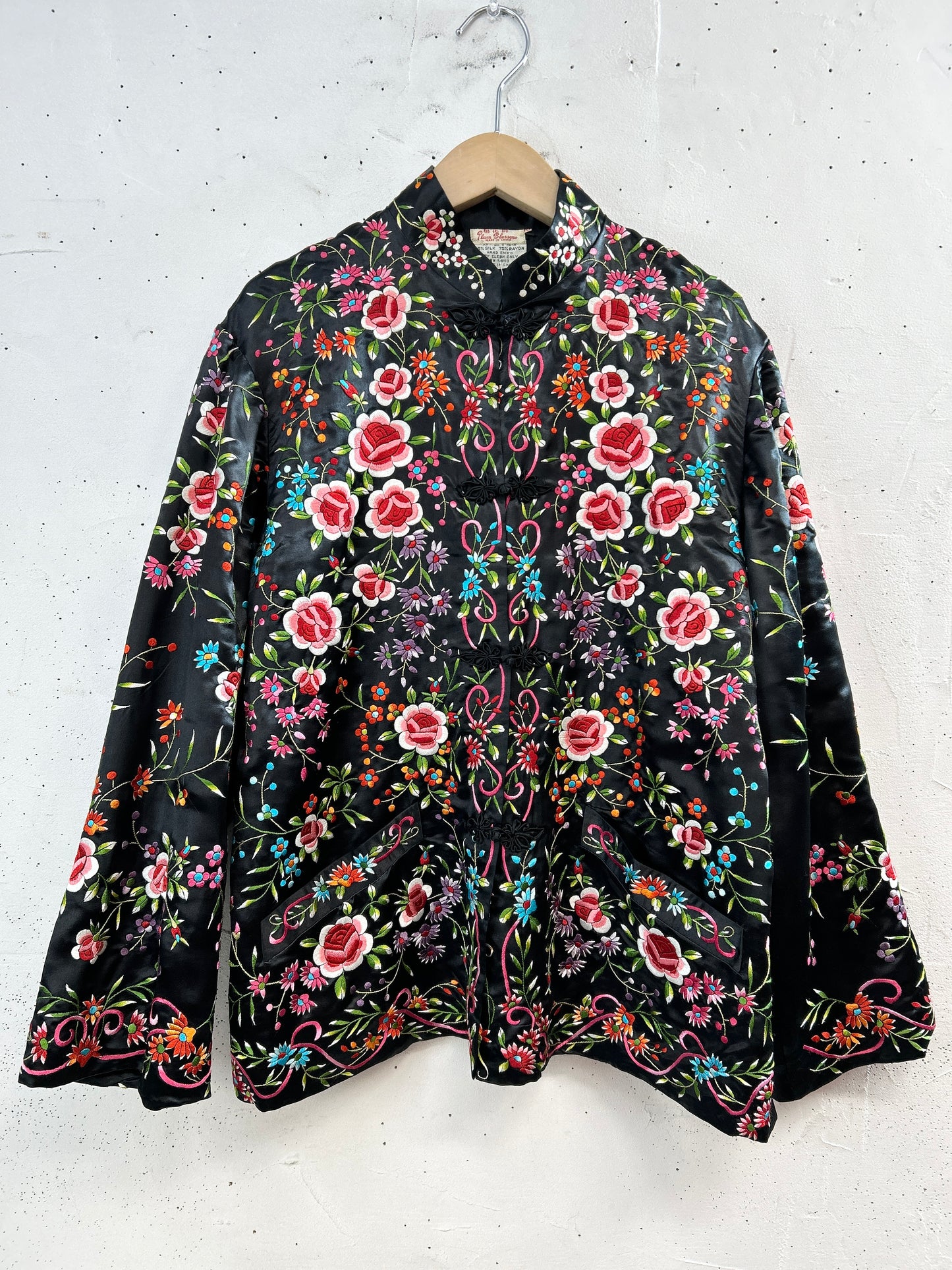 Vintage Silk China Jacket 〜Plum Blossoms〜[A31210]