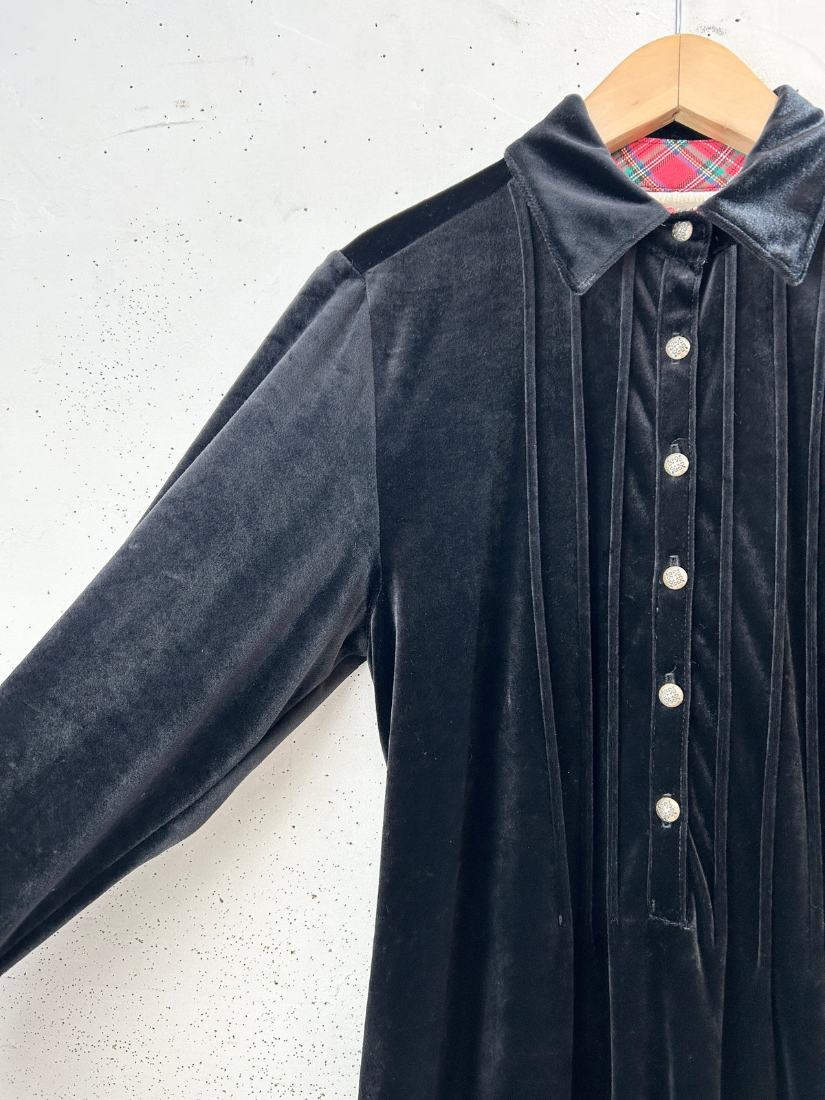 Vintage Velours Dress 〜MADE IN USA〜 [I34012]