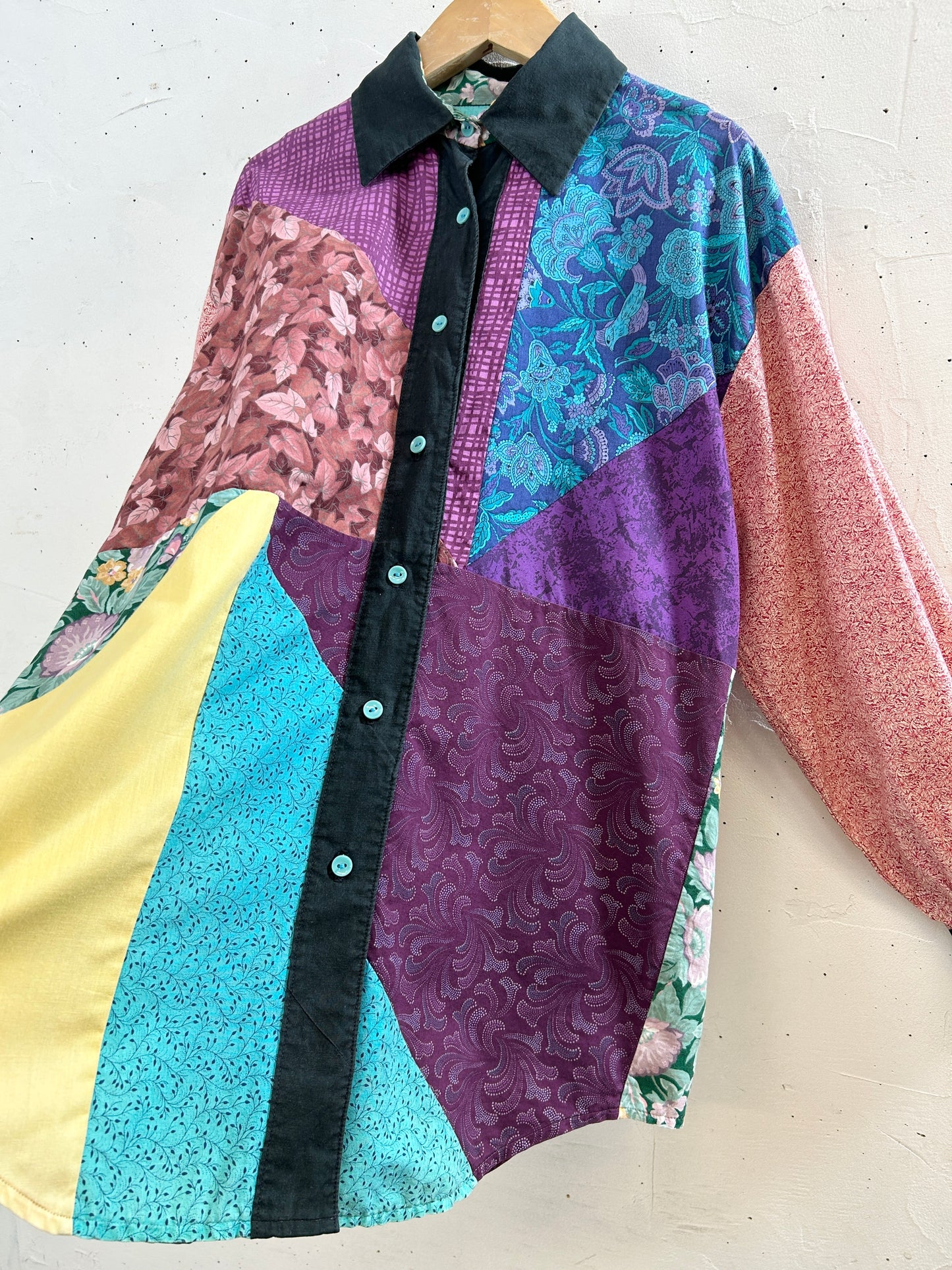 Vintage Patchwork Shirt [I30151]