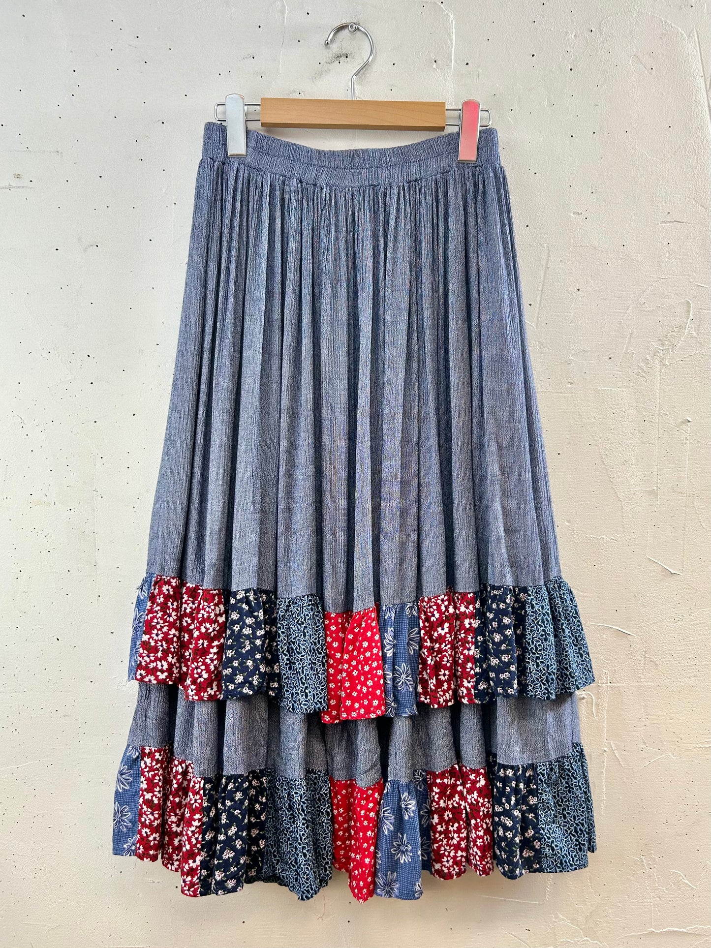 Vintage Tiered Skirt MADE IN USA [G30812]