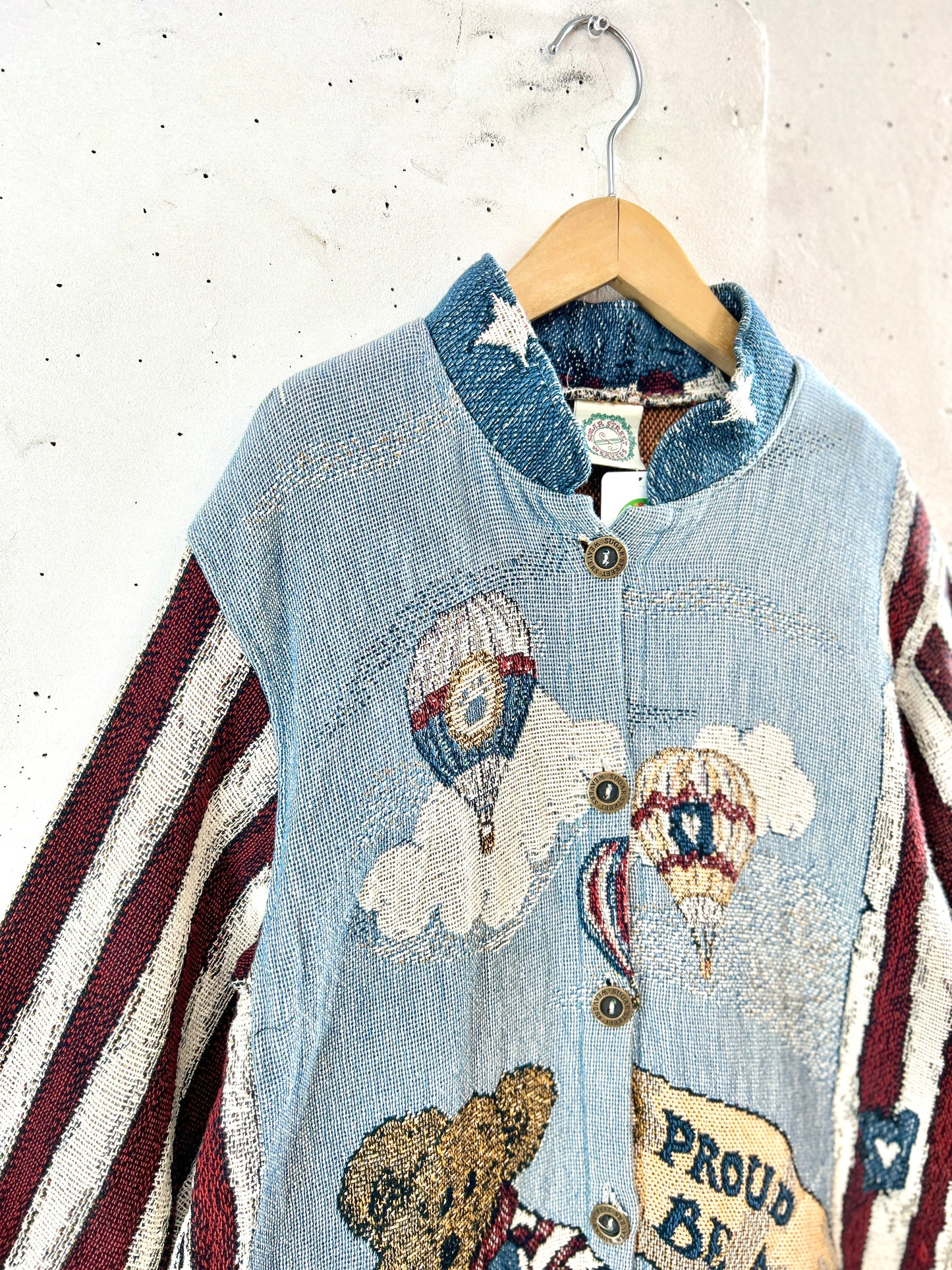 Vintage Rug Jacket 〜SUGAR STREET WEAVERS〜 MADE IN USA [L30978]