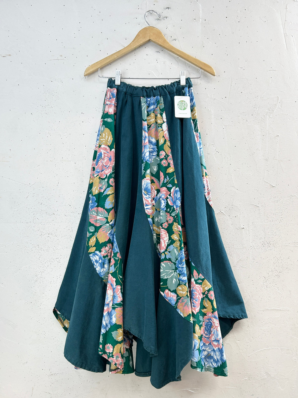 Vintage Escargot Patchwork Skirt [I33979]