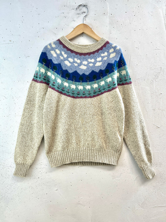 Vintage Knit Sweater［L31149]