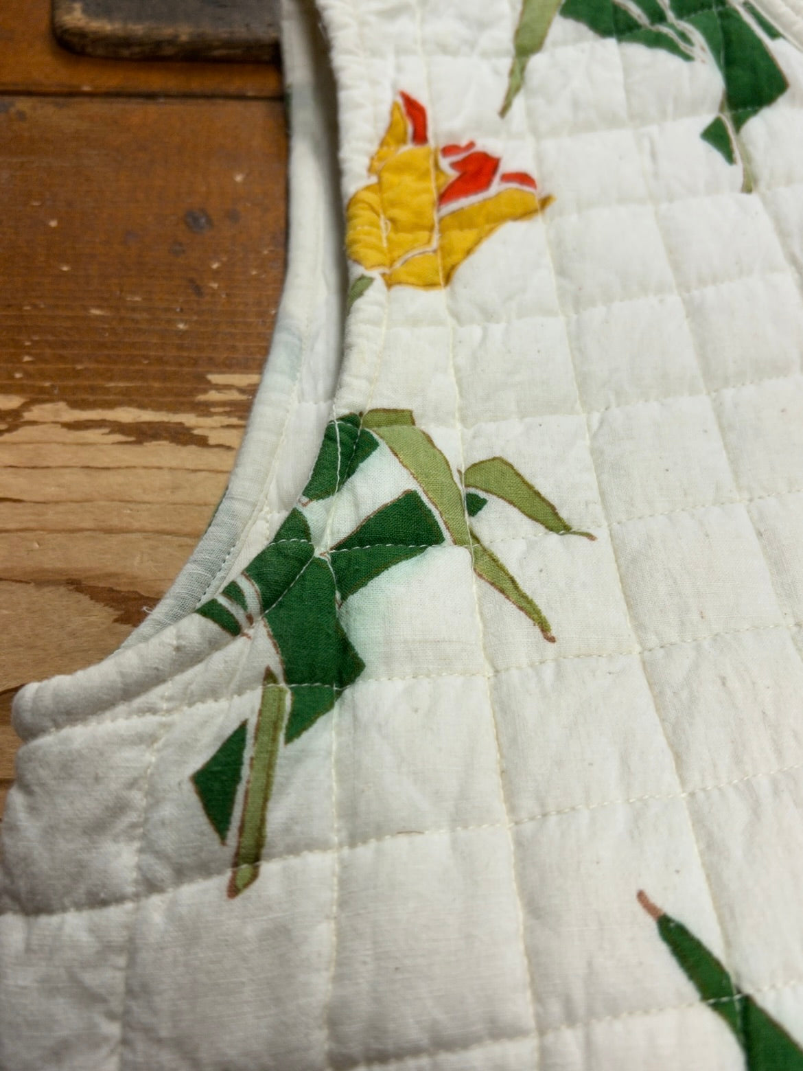Vintage Quilting Vest [D32155]