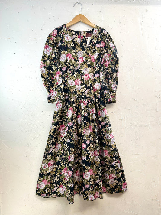 Vintage Dress MADE IN USA [D32066]