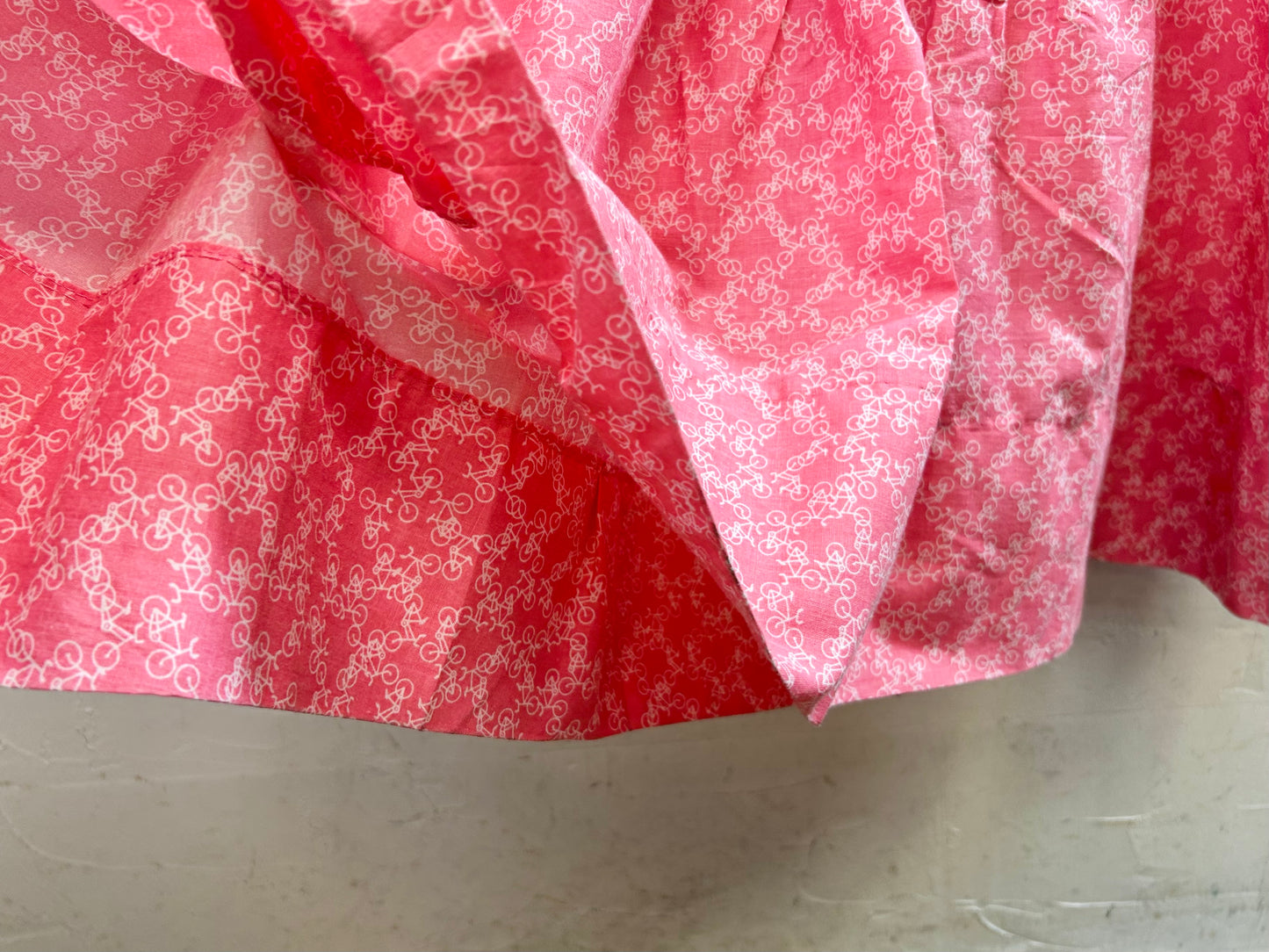 Vintage Bicycle Pattern Dress [G30805]
