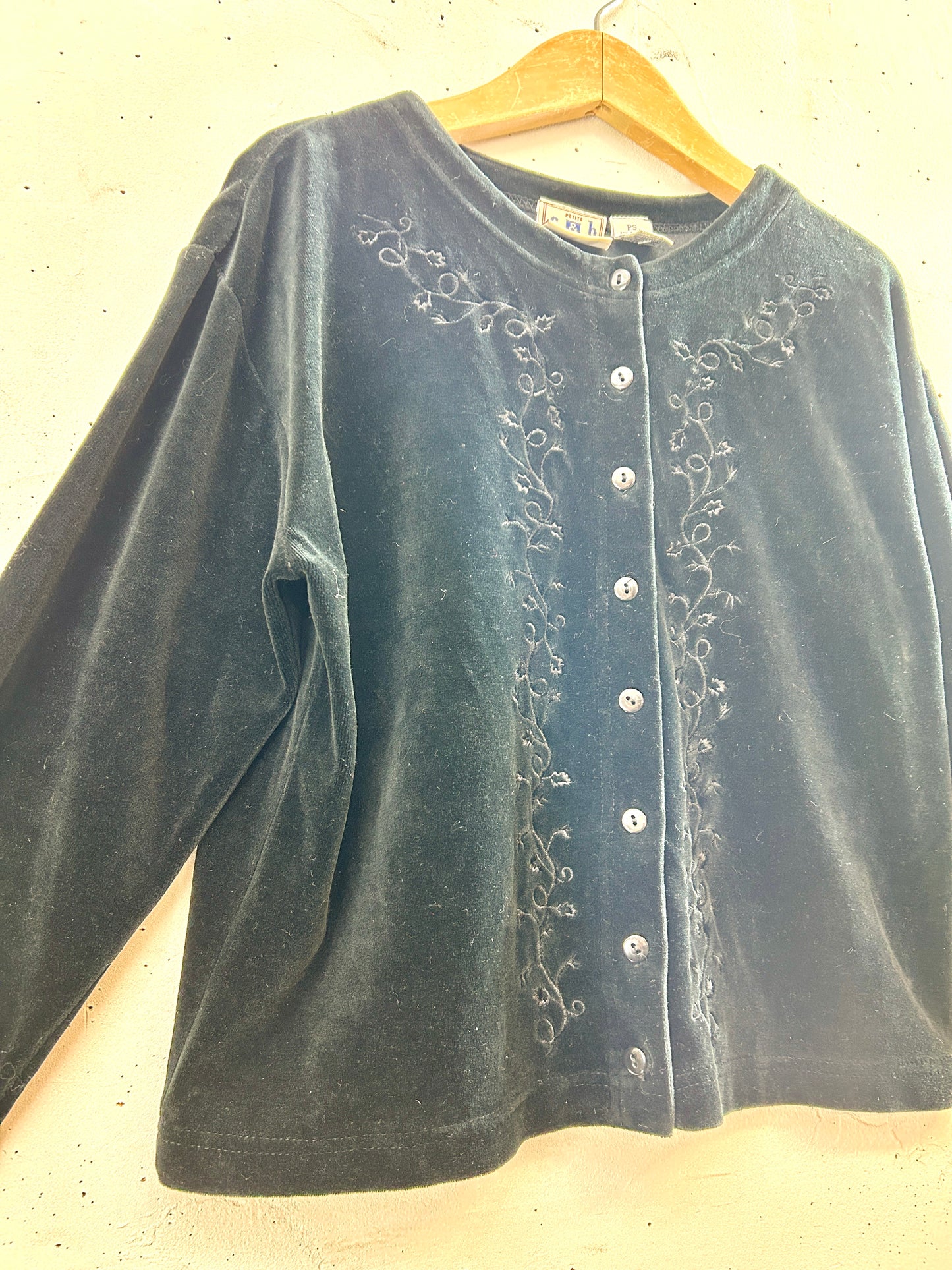 Vintage velours tops [K30928]