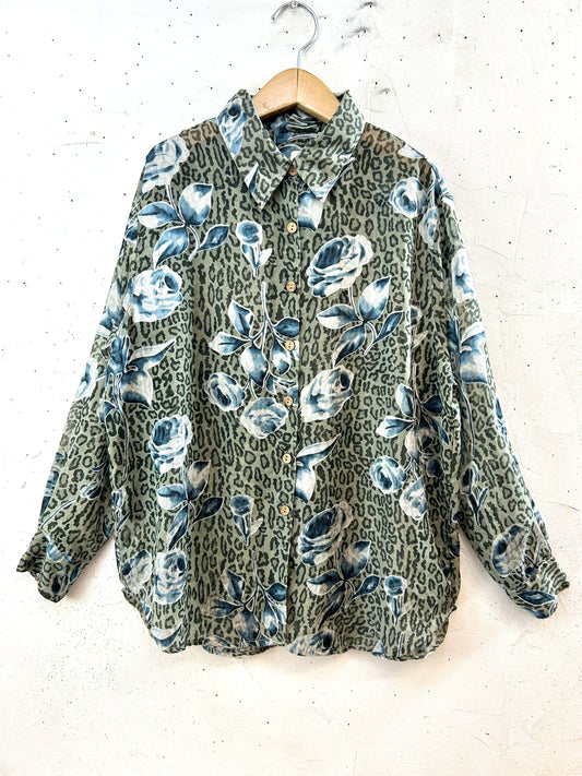Vintage Sheer Blouse [J30510]