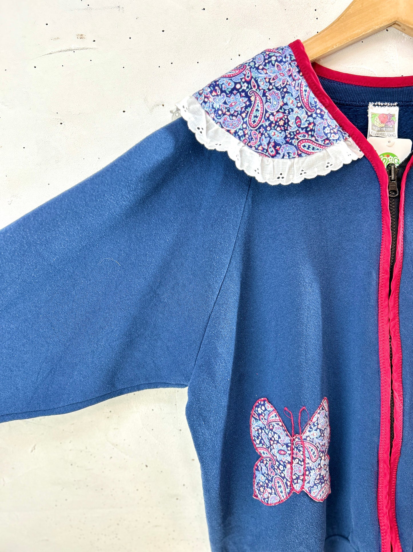 Vintage Custom Sweat Cardigan  MADE IN USA [I30240]