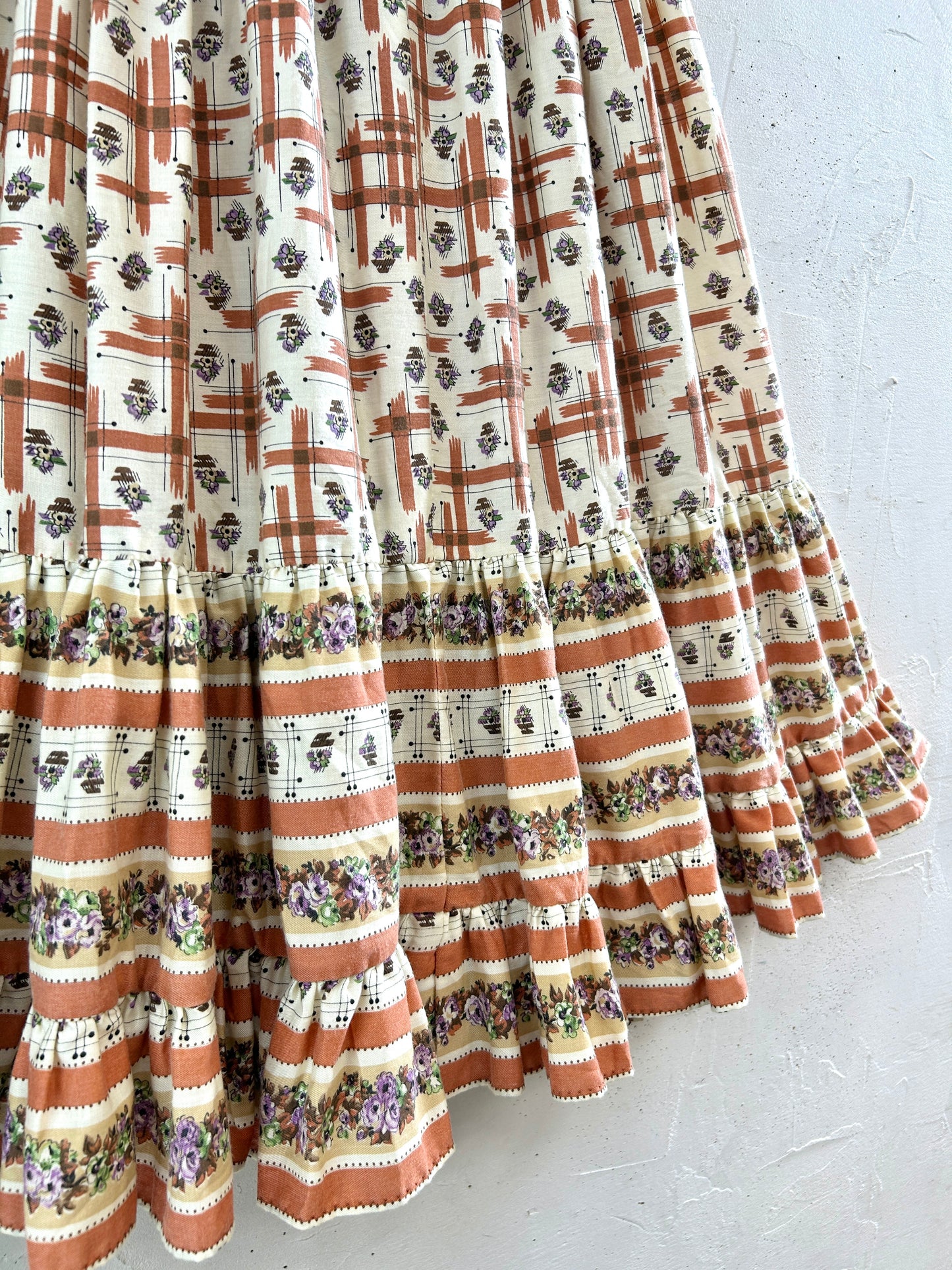 Vintage Tired Skirt  [F32878]