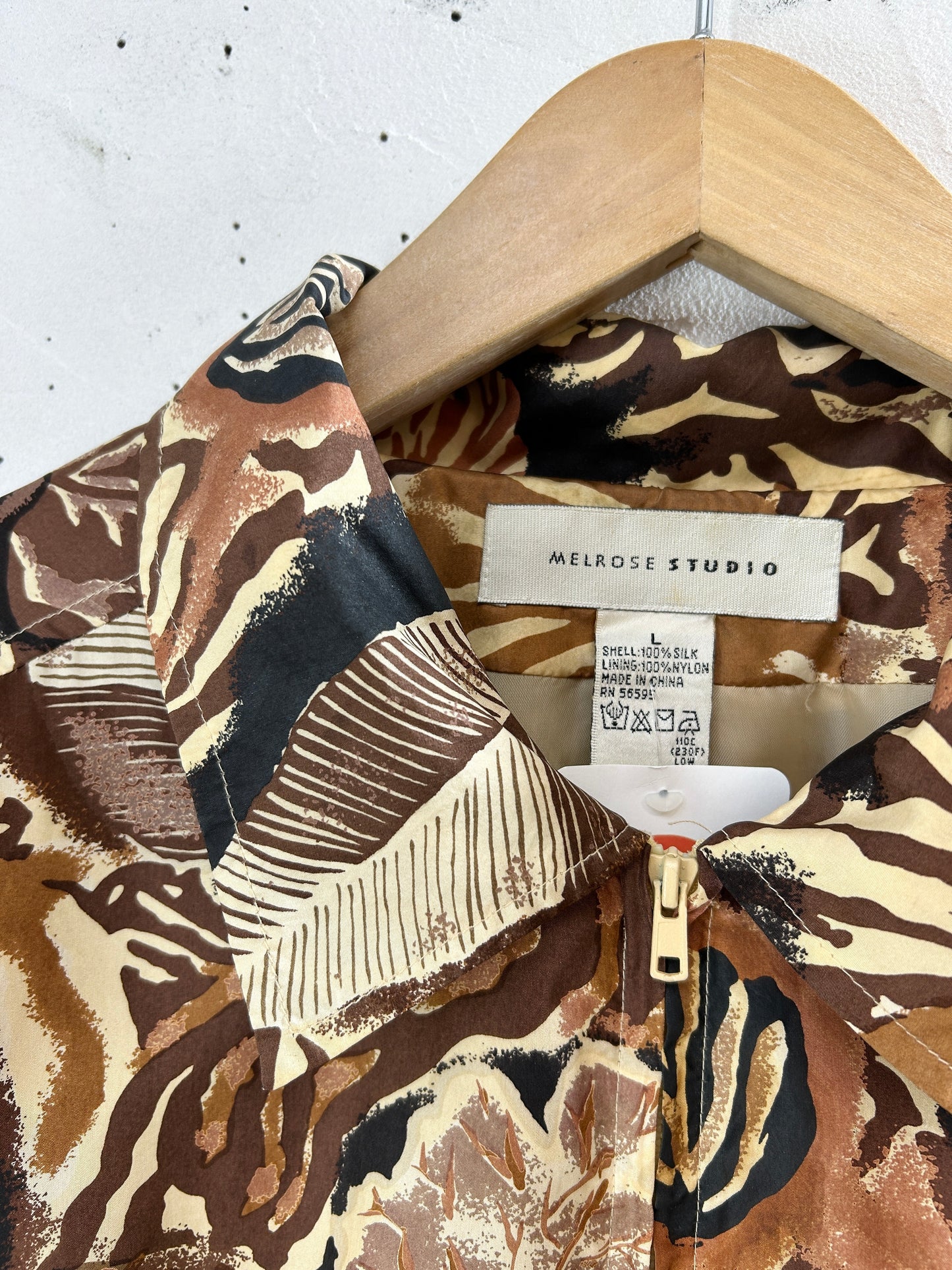 Vintage Silk Blouson [J30447]