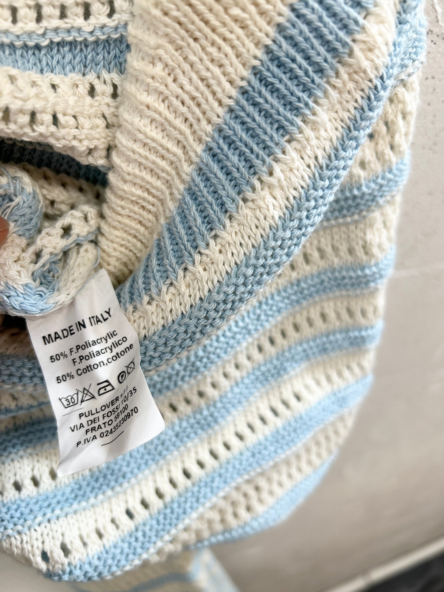 Vintage Crochet Pants Made in Italy [C31763]