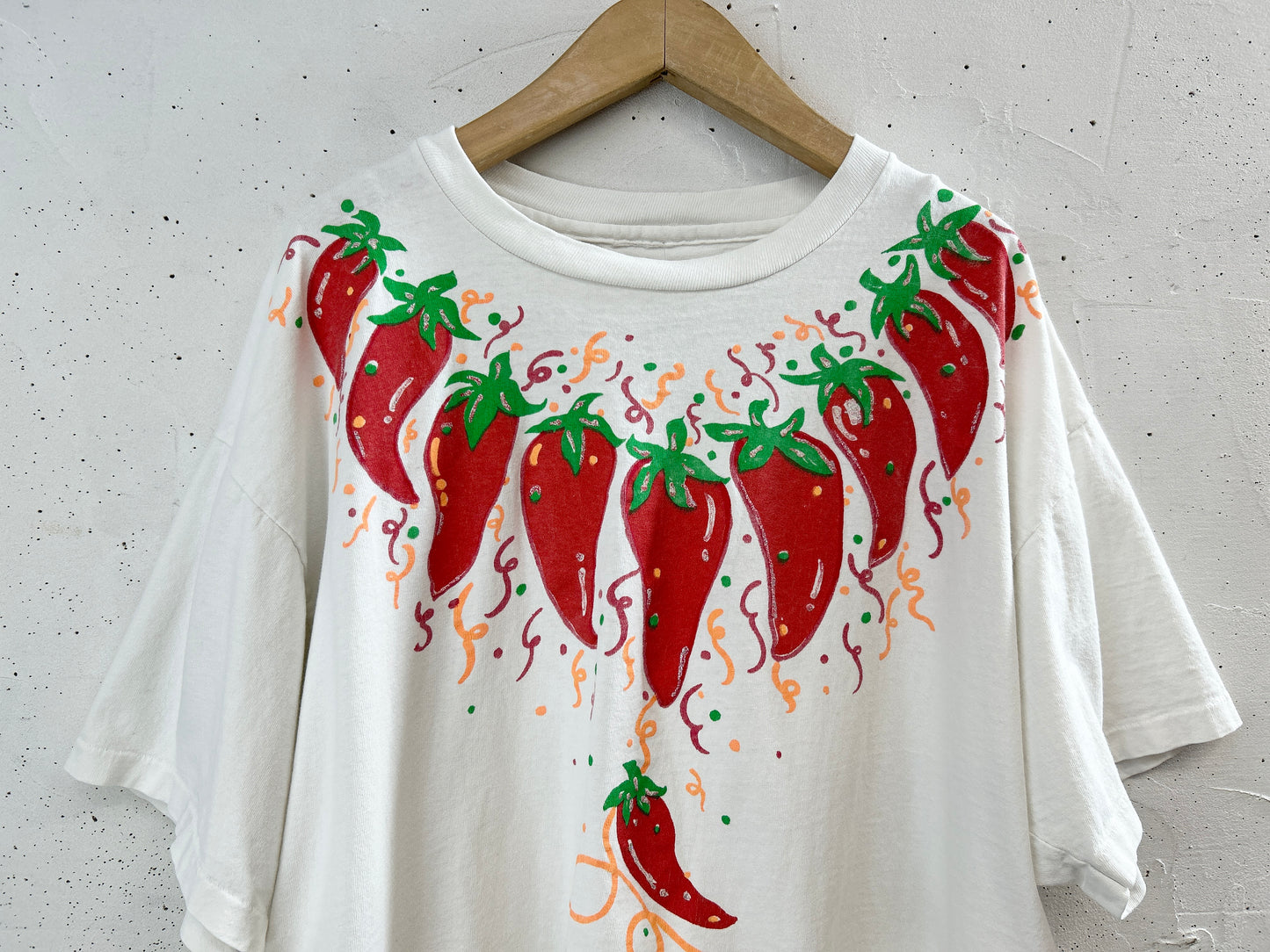 Vintage T Shirt 〜Funny dot CRAZY〜 [F32597]