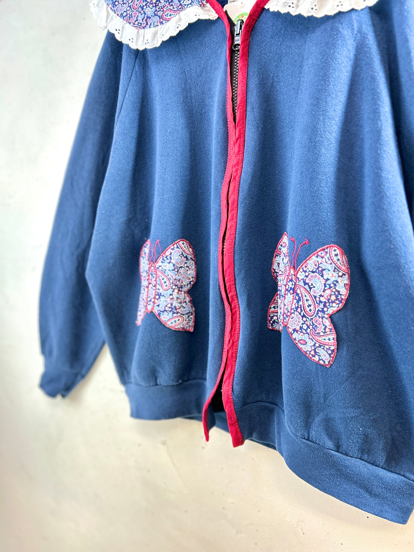 Vintage Custom Sweat Cardigan  MADE IN USA [I30240]