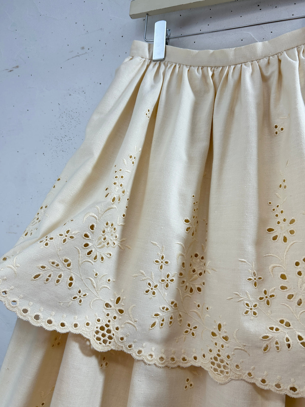 Vintage Cutwork Lace Skirt [J34075]