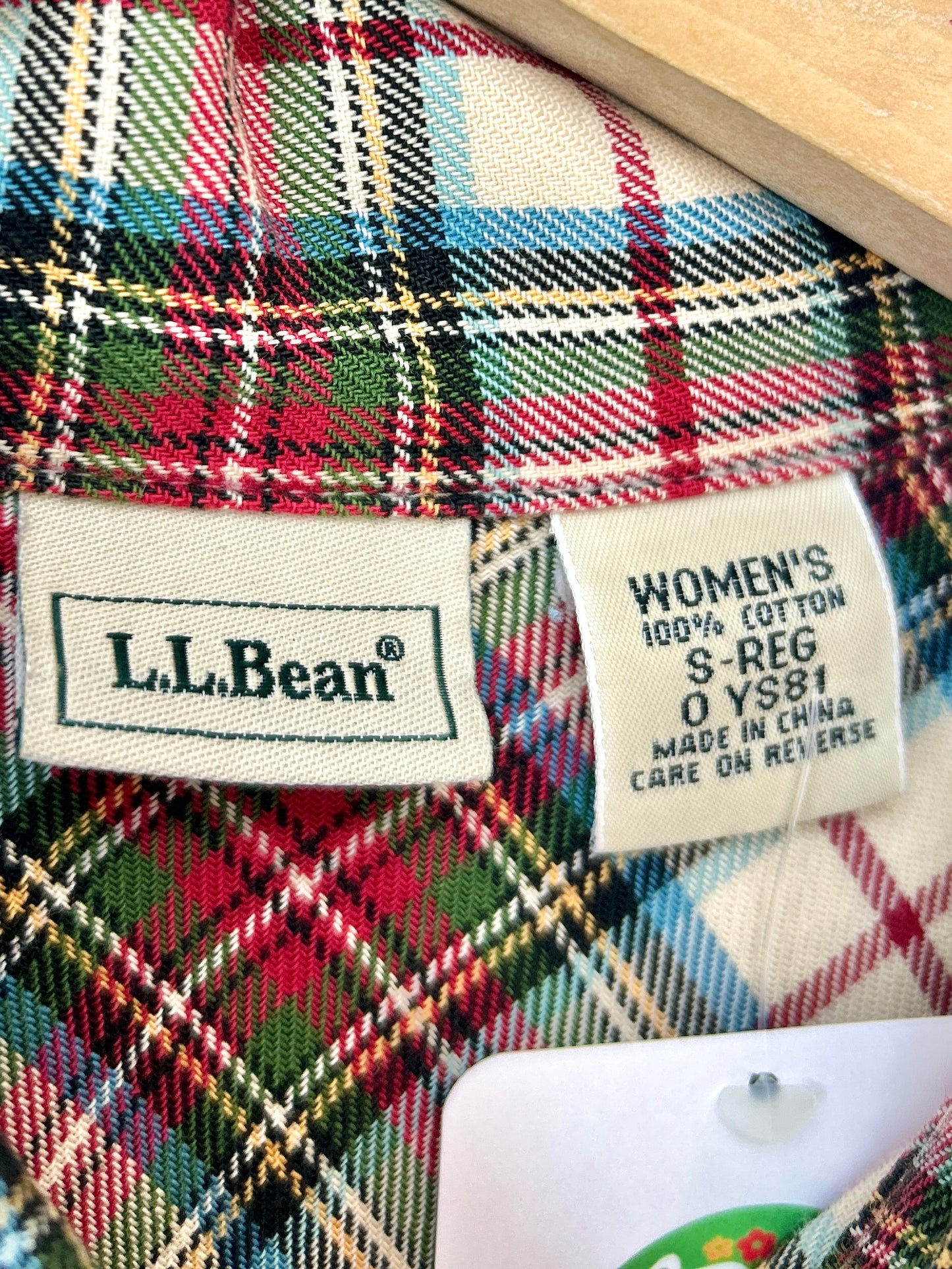 Vintage Plaid Dress 〜L.L.Bean〜 [J30437]