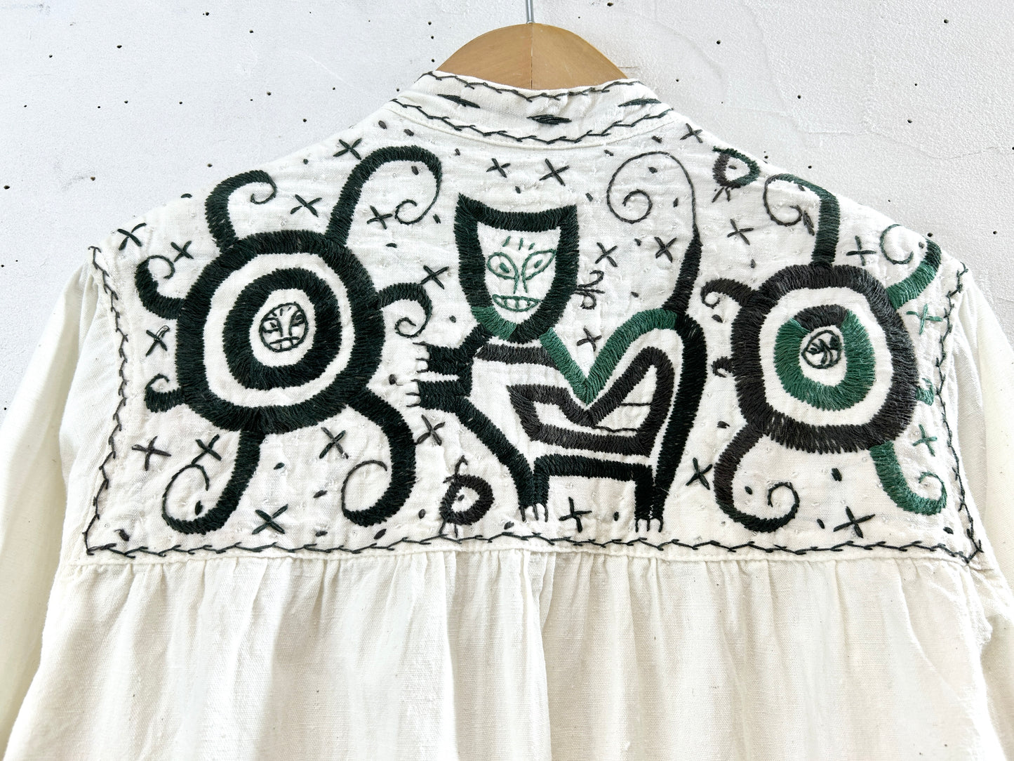 '70sVintage Embroidery Shirt HECHO EN MEXICO [H30903]