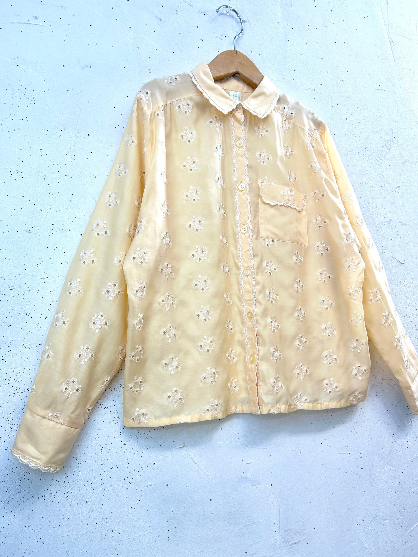 Vintage Cutwork Blouse [E32486]
