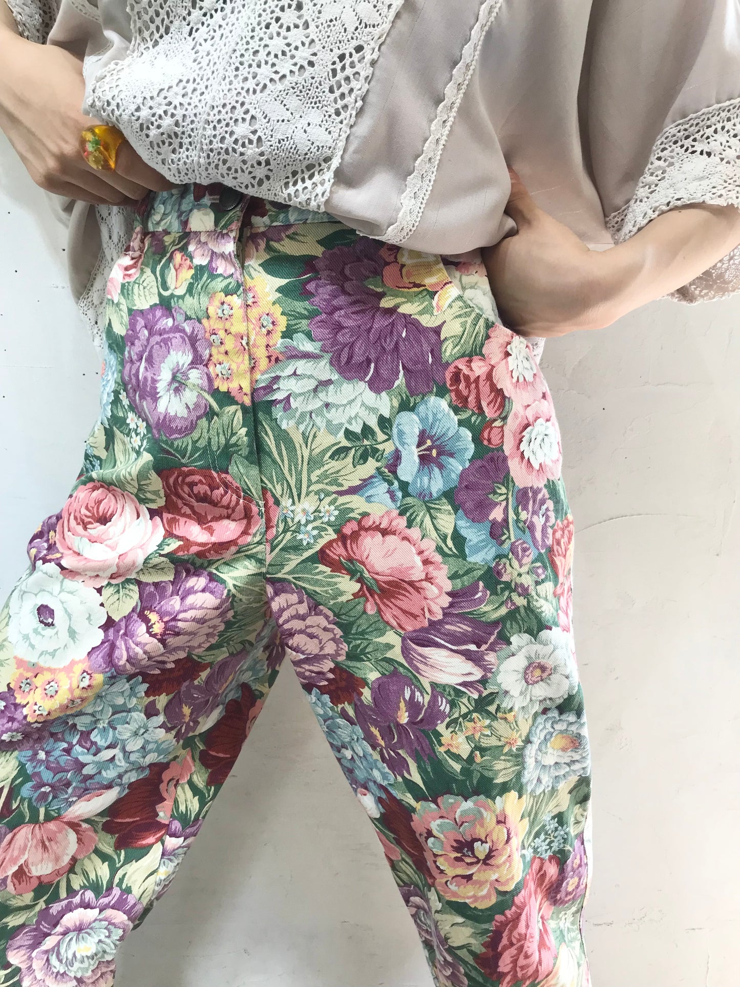 Vintage Flower Pants [G24626]