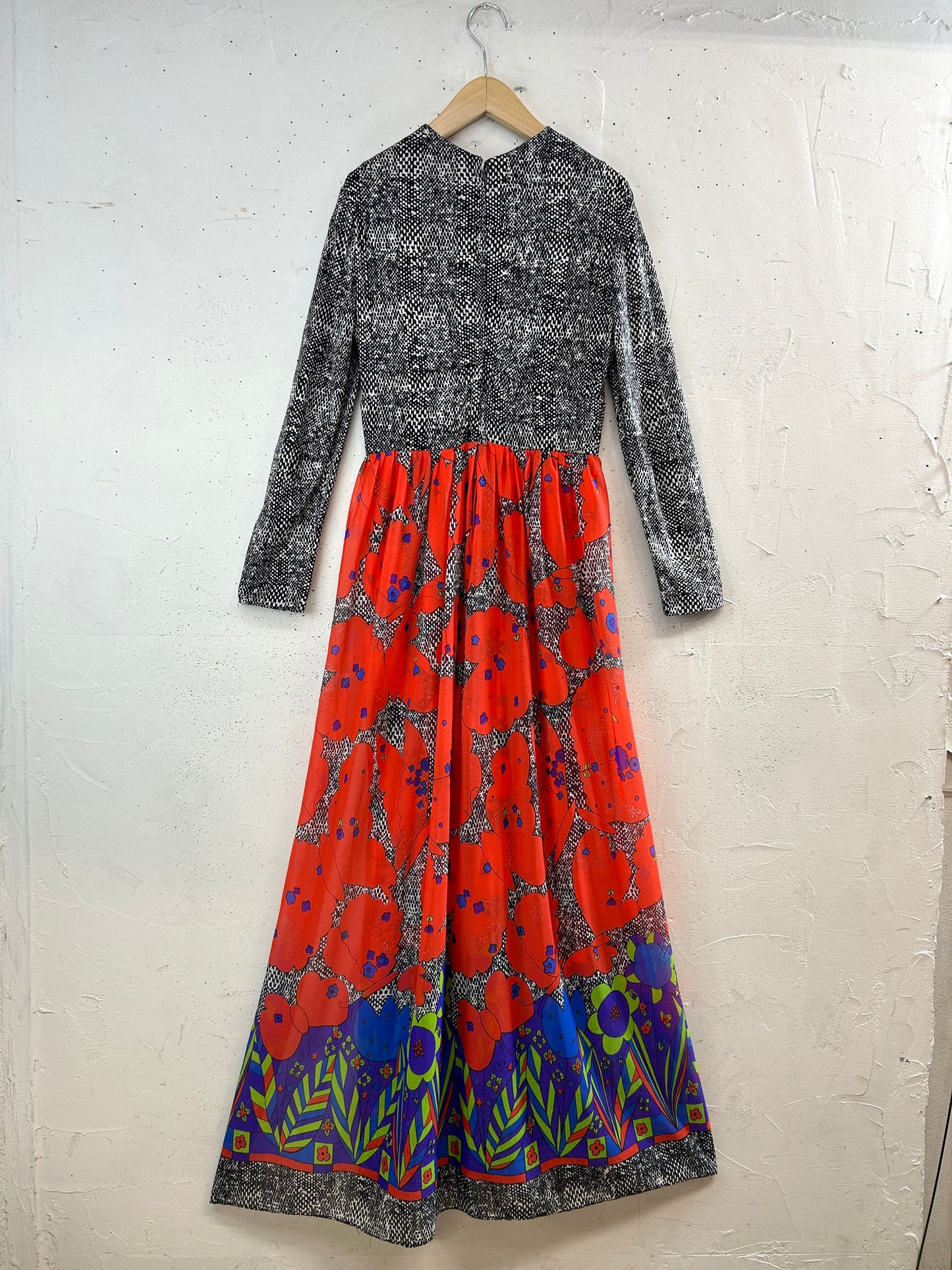 ’70s Vintage Flower Dress [H33676]