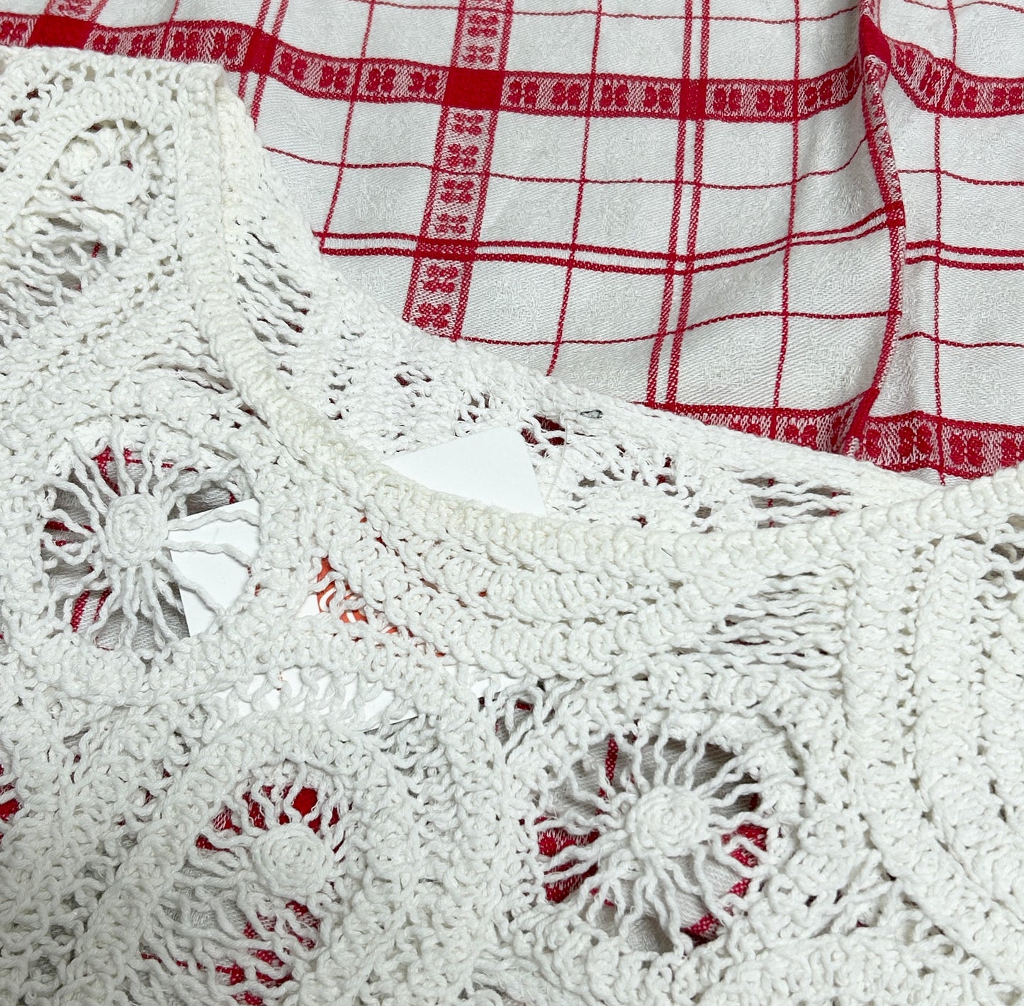 Vintage Crochet Vest [A31258]